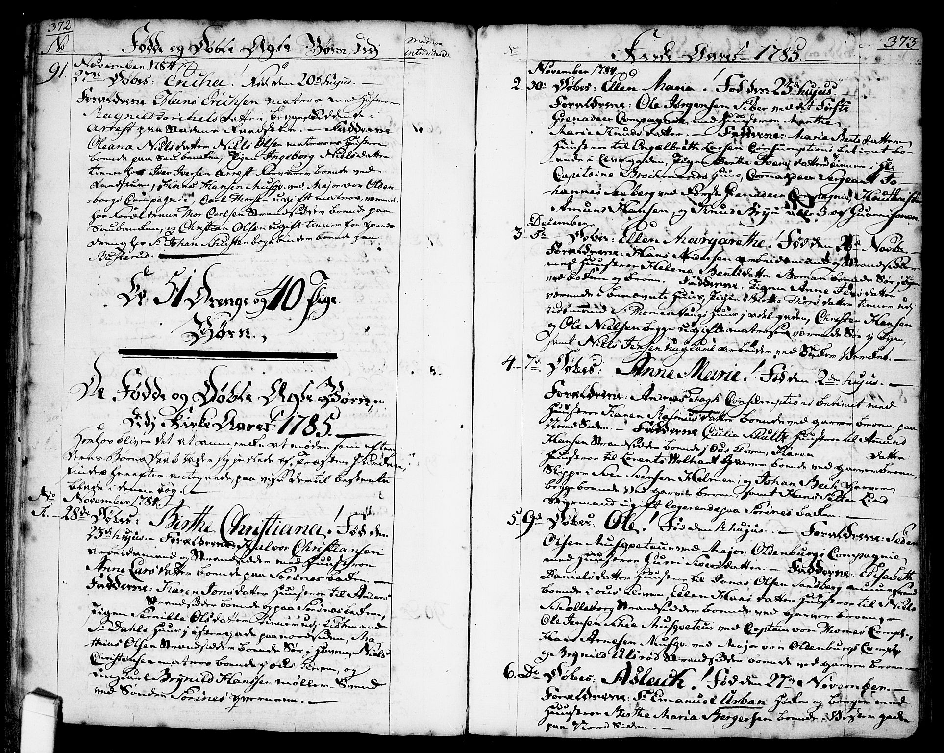 Halden prestekontor Kirkebøker, SAO/A-10909/F/Fa/L0001: Parish register (official) no. I 1, 1758-1791, p. 372-373