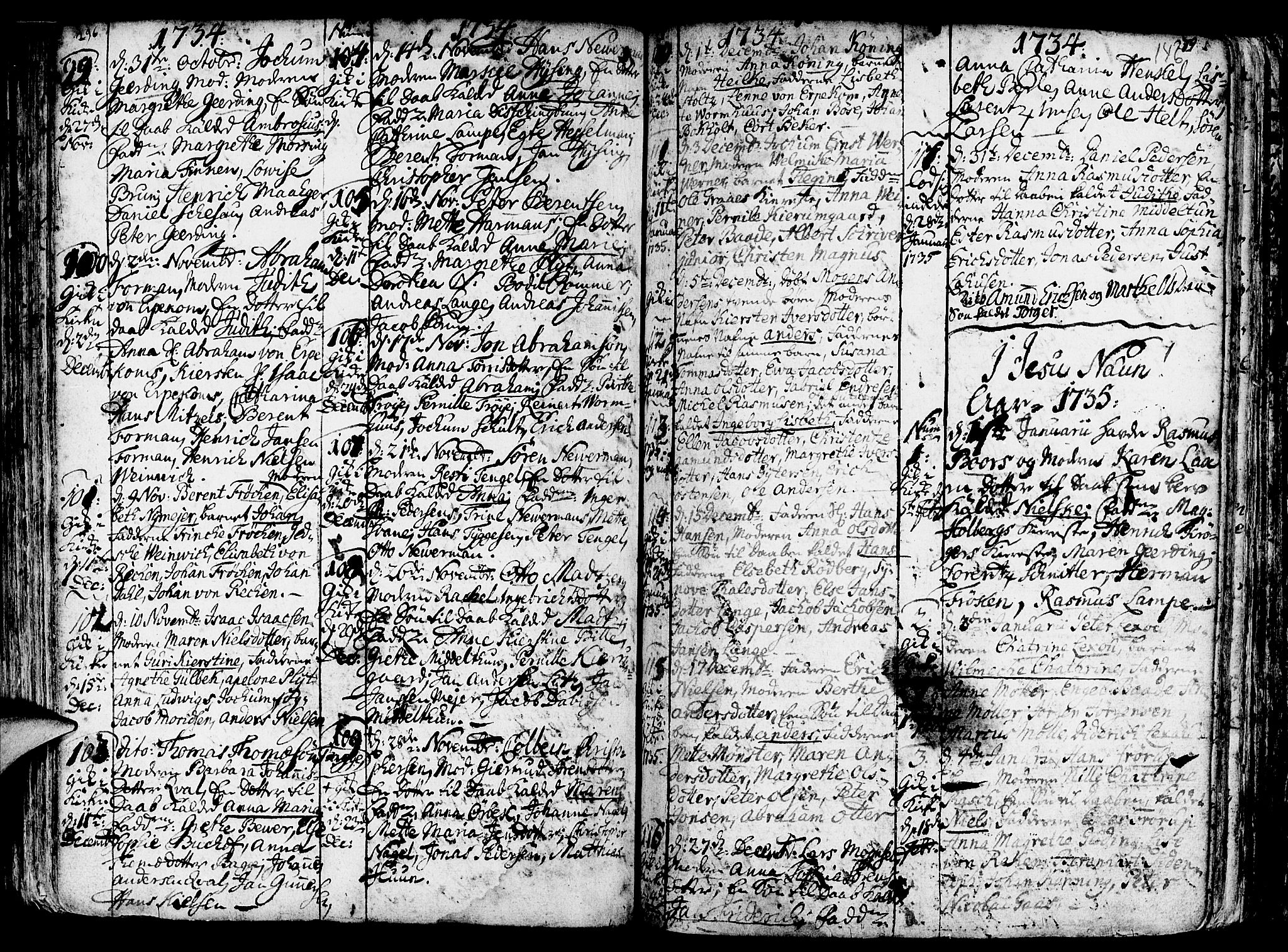 Nykirken Sokneprestembete, SAB/A-77101/H/Haa/L0003: Parish register (official) no. A 3, 1717-1764, p. 146