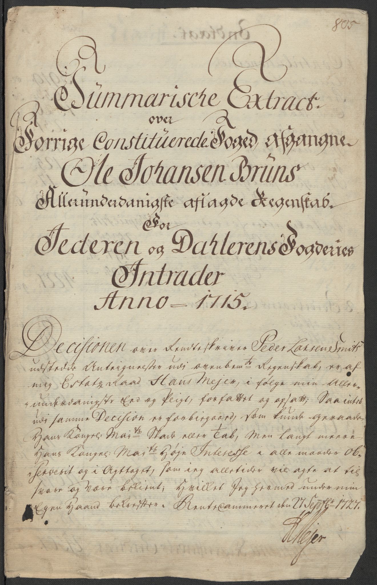 Rentekammeret inntil 1814, Reviderte regnskaper, Fogderegnskap, AV/RA-EA-4092/R46/L2740: Fogderegnskap Jæren og Dalane, 1715-1716, p. 22