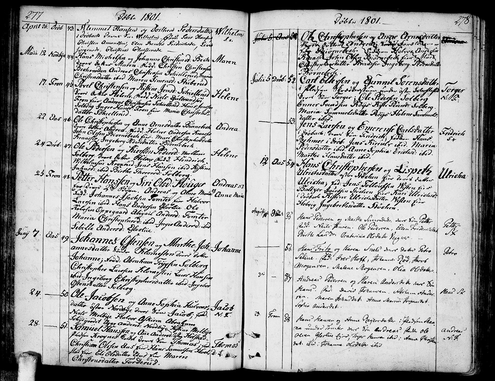 Ås prestekontor Kirkebøker, AV/SAO-A-10894/F/Fa/L0002: Parish register (official) no. I 2, 1778-1813, p. 277-278