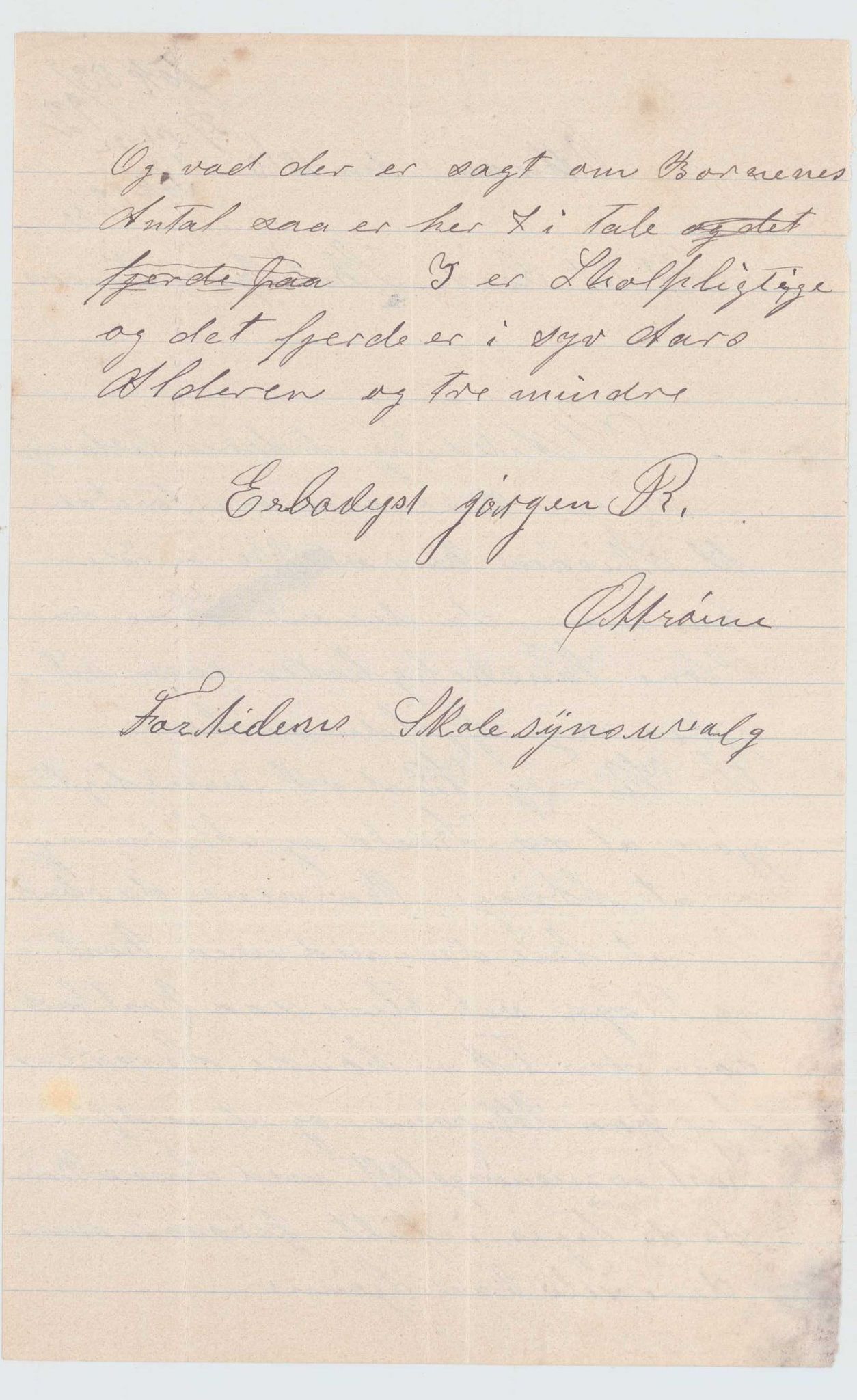 Finnaas kommune. Skulestyret, IKAH/1218a-211/D/Da/L0001/0002: Kronologisk ordna korrespondanse / Kronologisk ordna korrespondanse , 1890-1892, p. 120