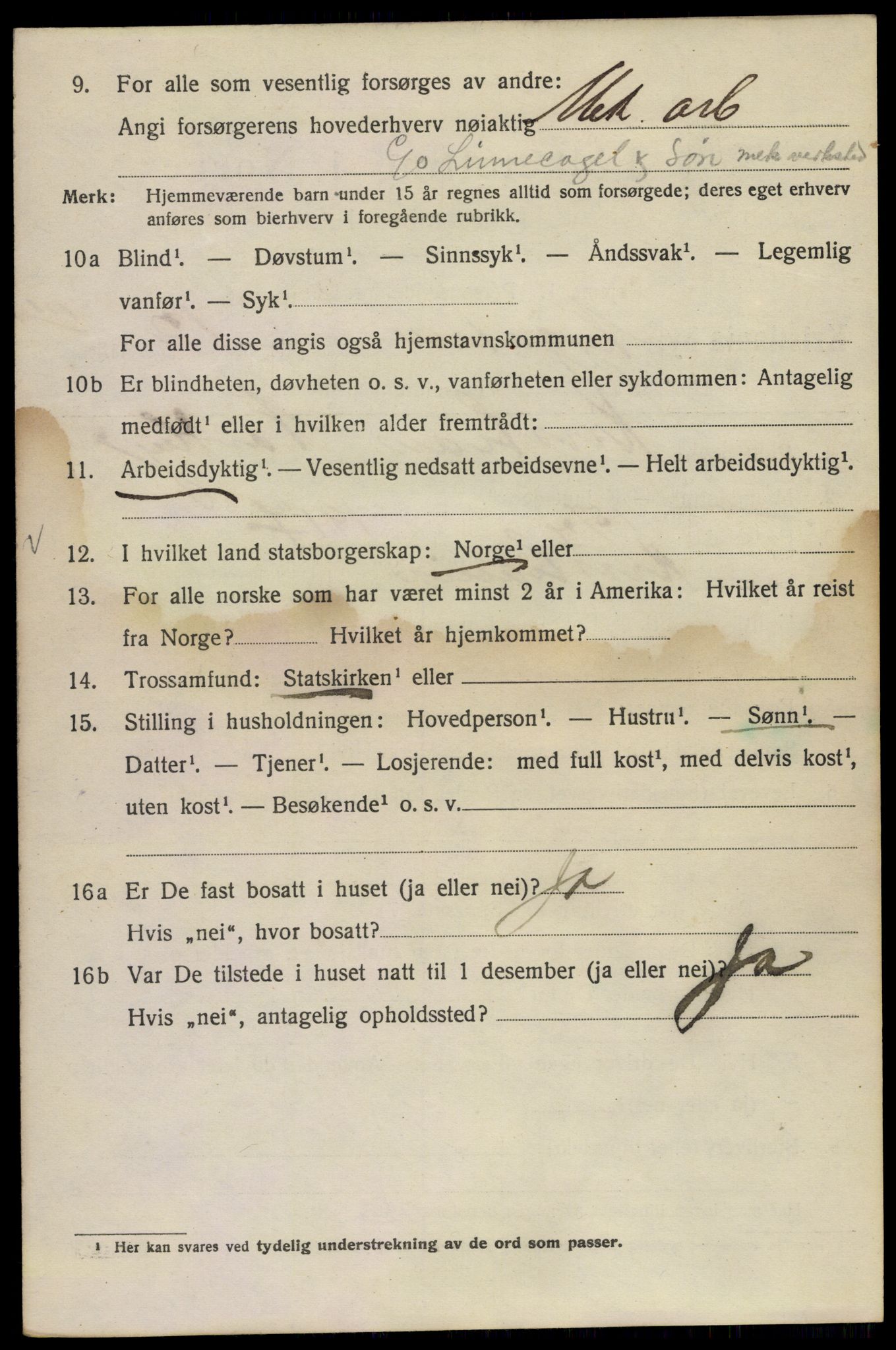 SAO, 1920 census for Kristiania, 1920, p. 427684