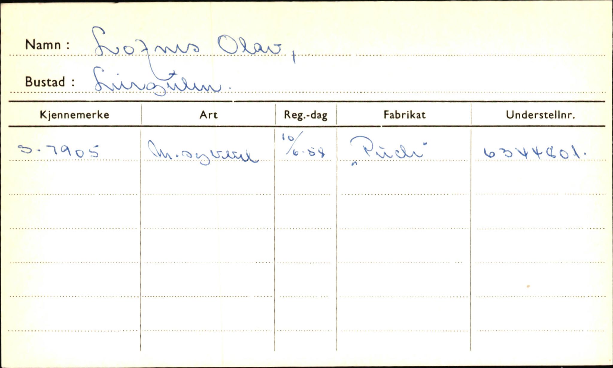 Statens vegvesen, Sogn og Fjordane vegkontor, AV/SAB-A-5301/4/F/L0001B: Eigarregister Fjordane til 1.6.1961, 1930-1961, p. 599