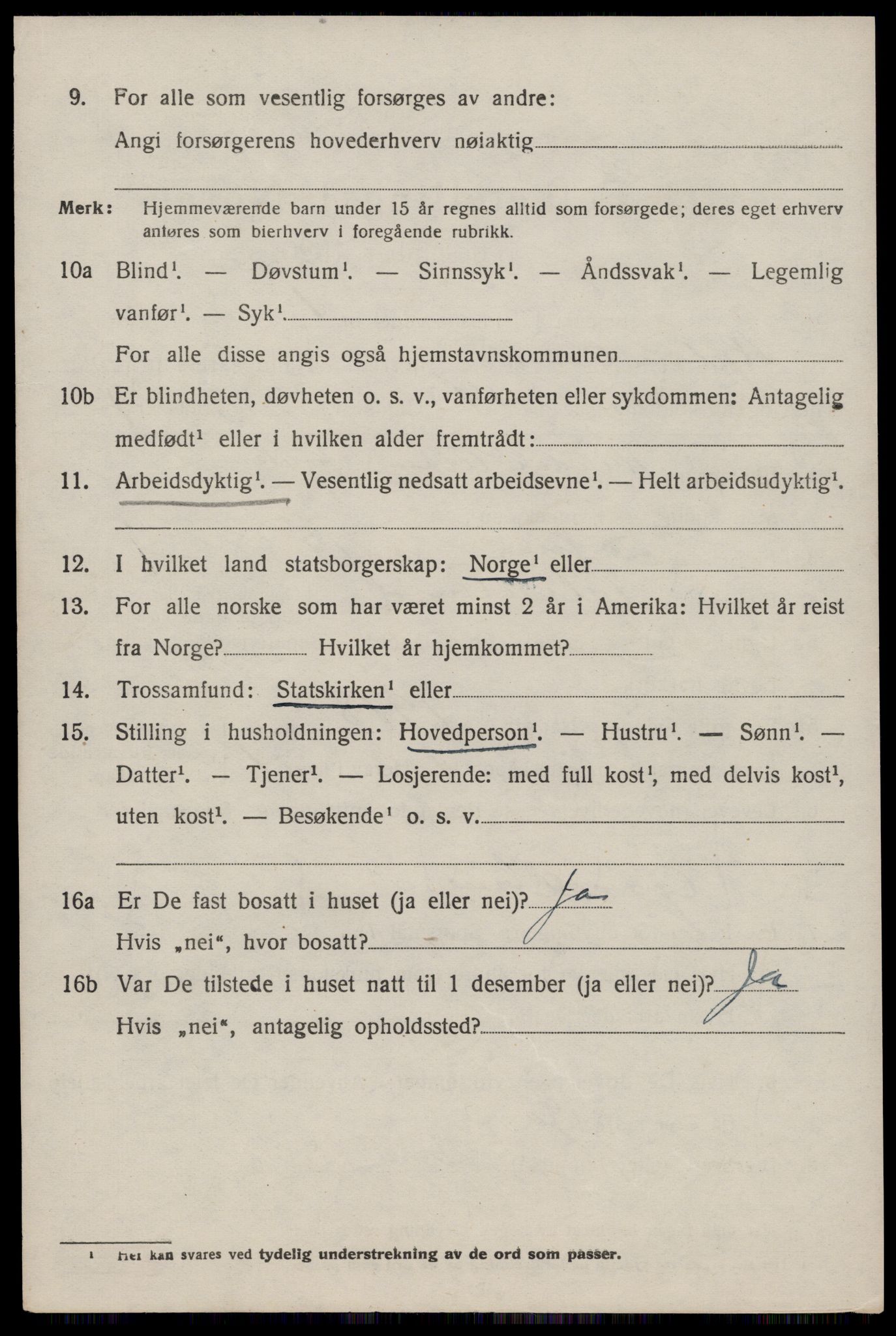 SAST, 1920 census for Hjelmeland, 1920, p. 2676