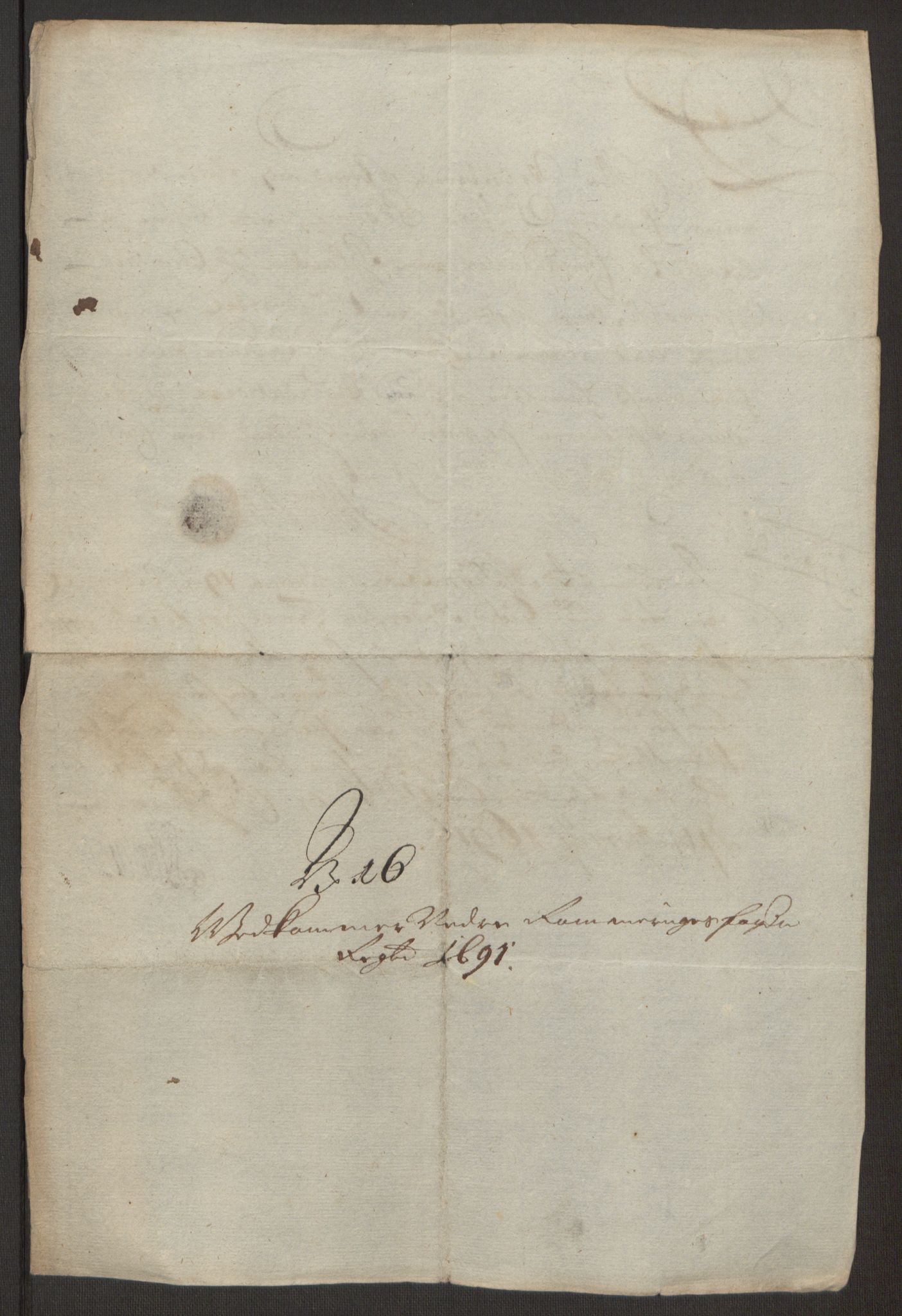 Rentekammeret inntil 1814, Reviderte regnskaper, Fogderegnskap, AV/RA-EA-4092/R11/L0575: Fogderegnskap Nedre Romerike, 1691, p. 209