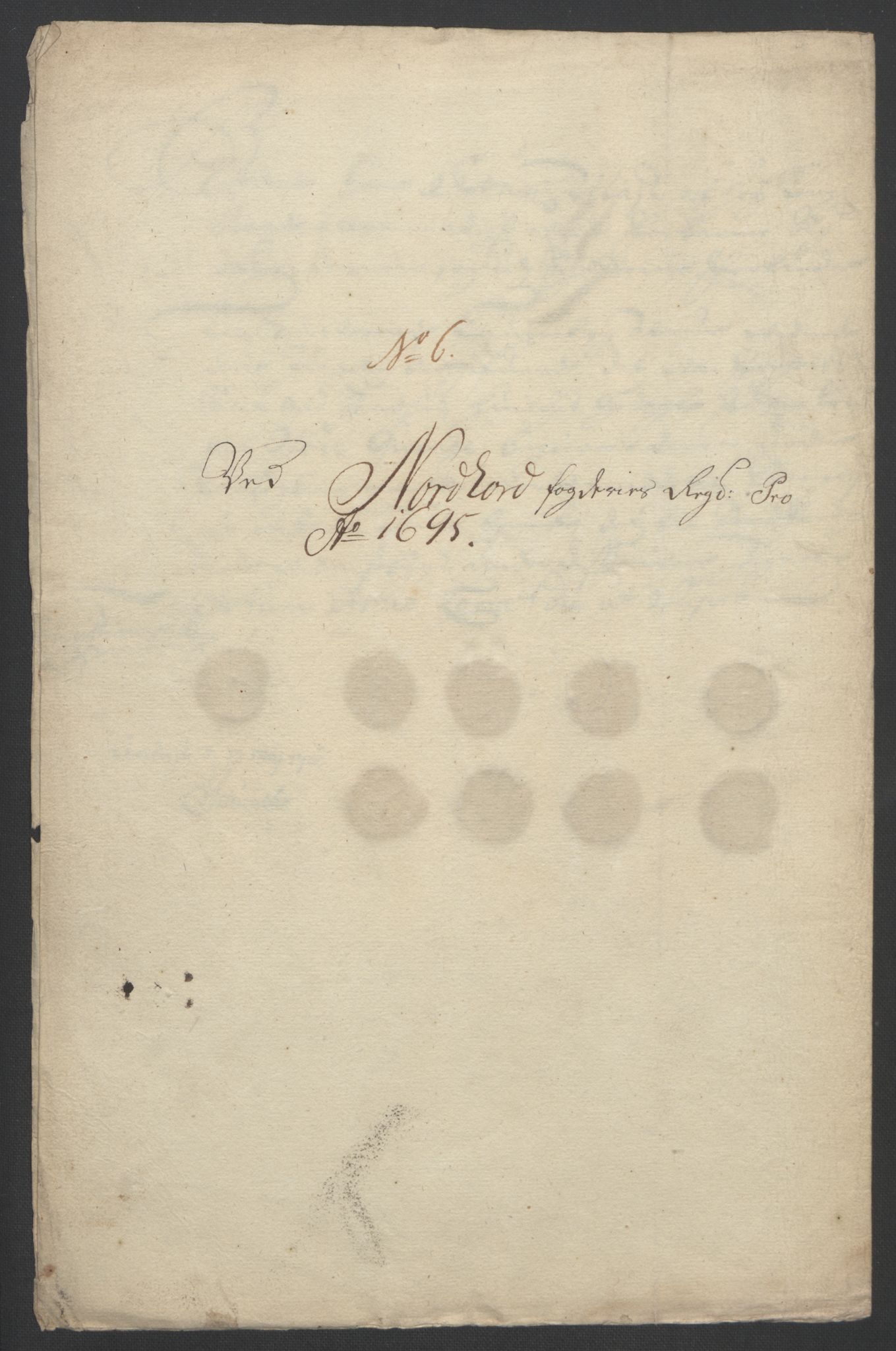 Rentekammeret inntil 1814, Reviderte regnskaper, Fogderegnskap, RA/EA-4092/R51/L3183: Fogderegnskap Nordhordland og Voss, 1695-1697, p. 135