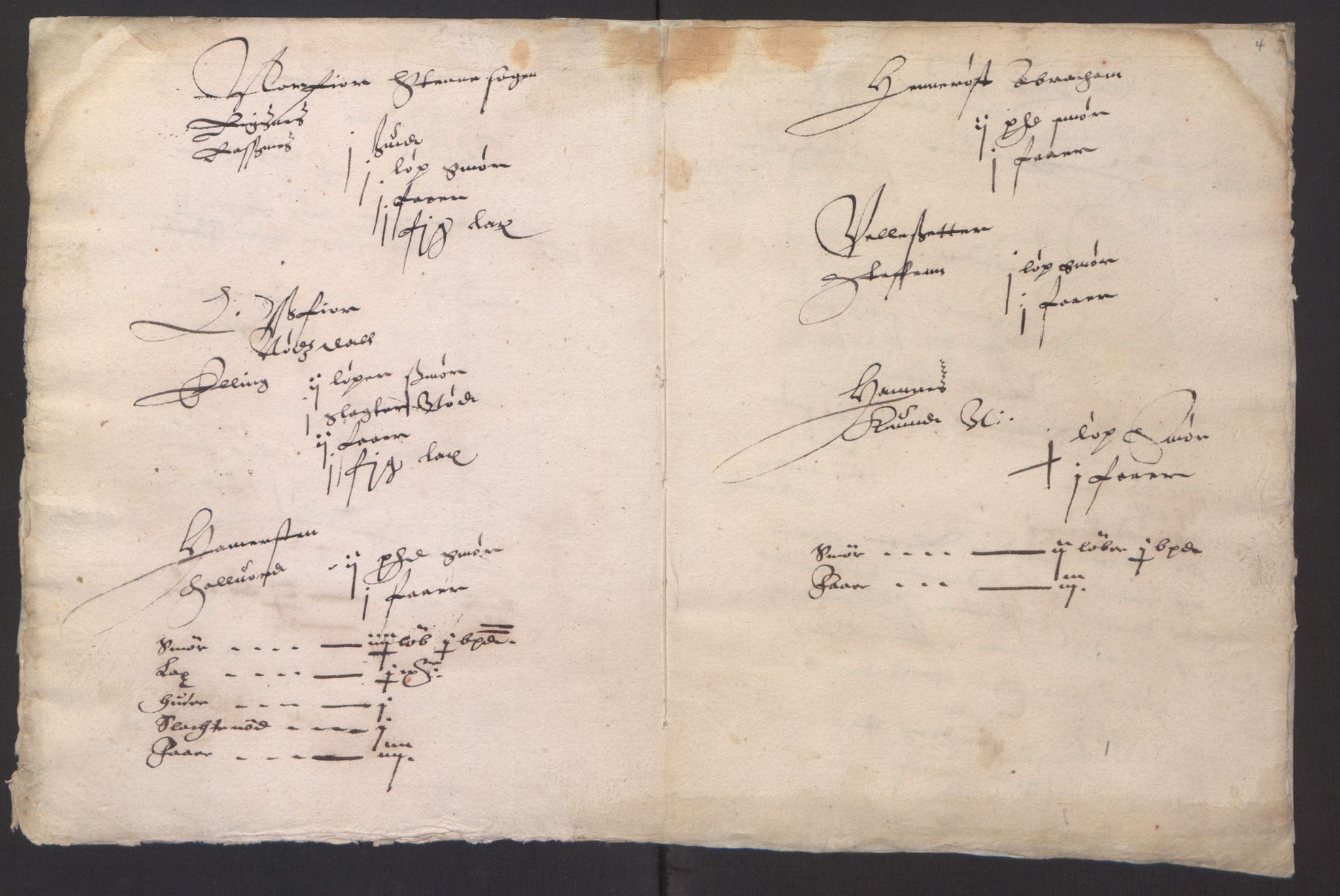 Stattholderembetet 1572-1771, AV/RA-EA-2870/Ek/L0007/0001: Jordebøker til utlikning av rosstjeneste 1624-1626: / Adelsjordebøker, 1624-1625, p. 483