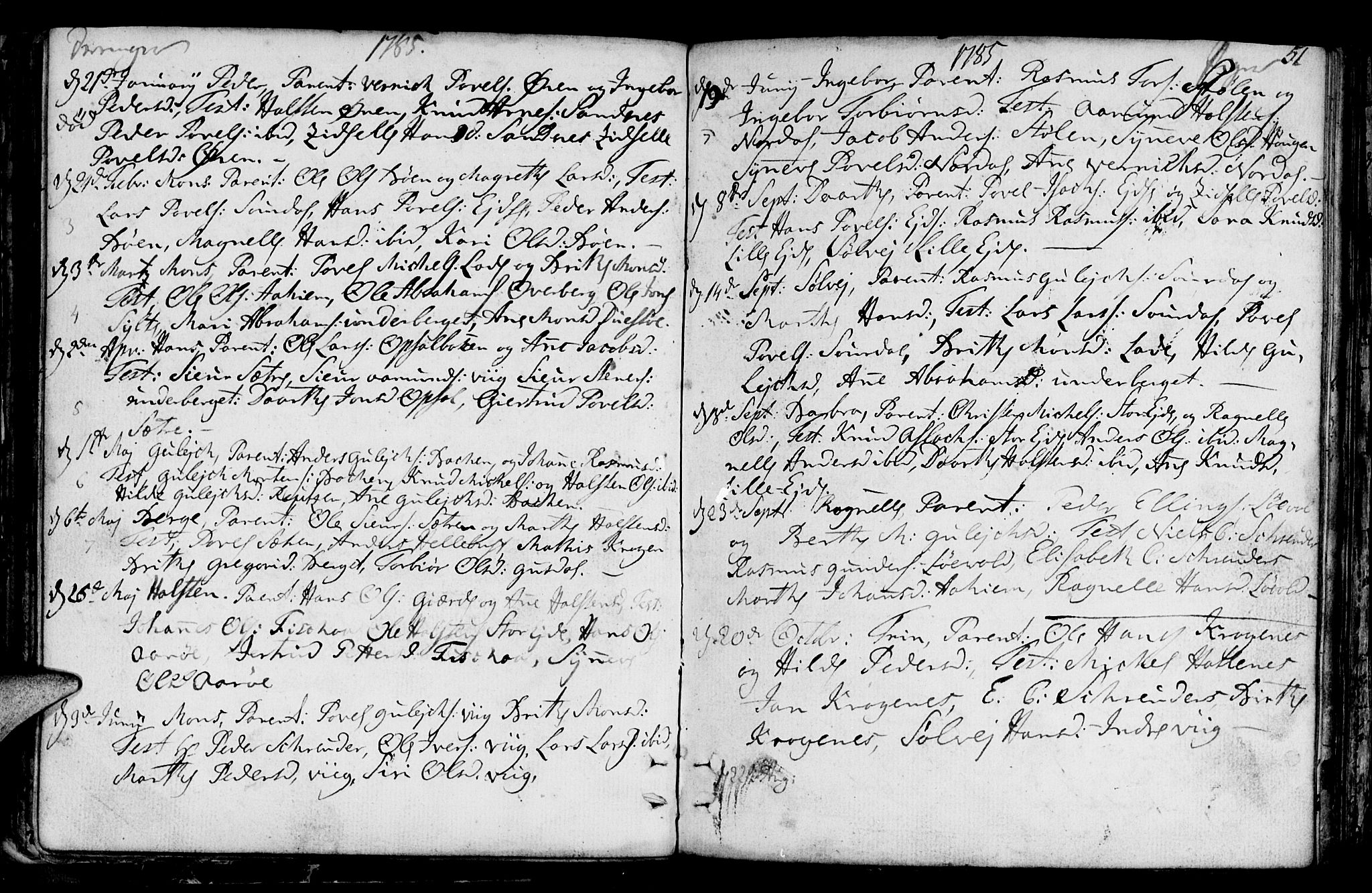 Ministerialprotokoller, klokkerbøker og fødselsregistre - Møre og Romsdal, AV/SAT-A-1454/501/L0002: Parish register (official) no. 501A02, 1760-1816, p. 51