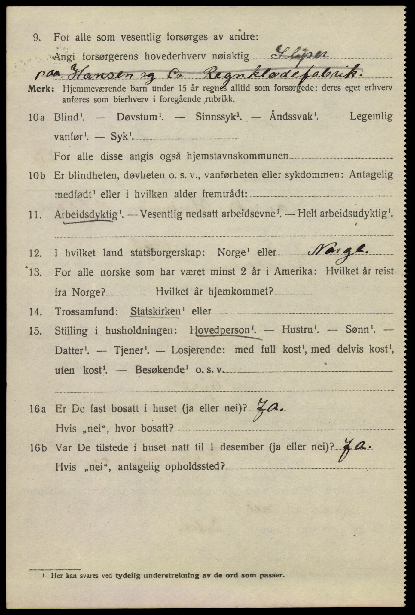 SAO, 1920 census for Fredrikstad, 1920, p. 39252