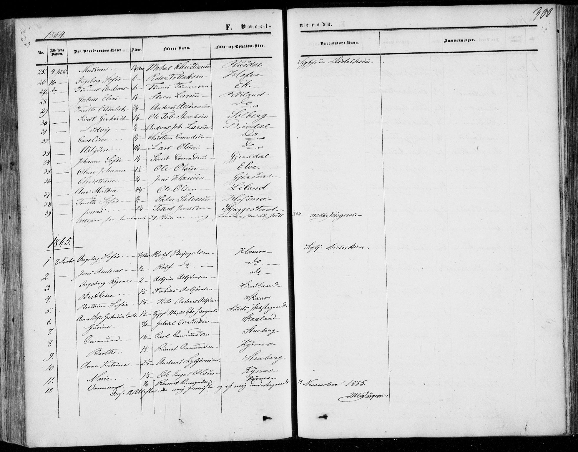 Lund sokneprestkontor, AV/SAST-A-101809/S06/L0009: Parish register (official) no. A 8, 1853-1877, p. 300