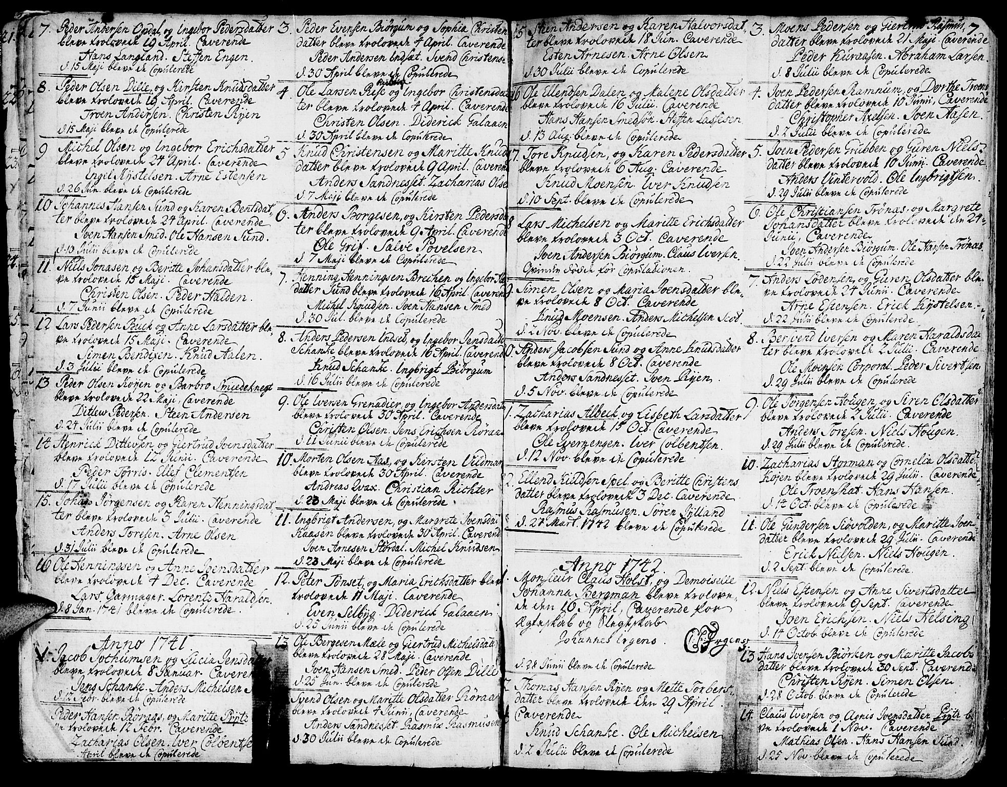 Ministerialprotokoller, klokkerbøker og fødselsregistre - Sør-Trøndelag, SAT/A-1456/681/L0925: Parish register (official) no. 681A03, 1727-1766, p. 7