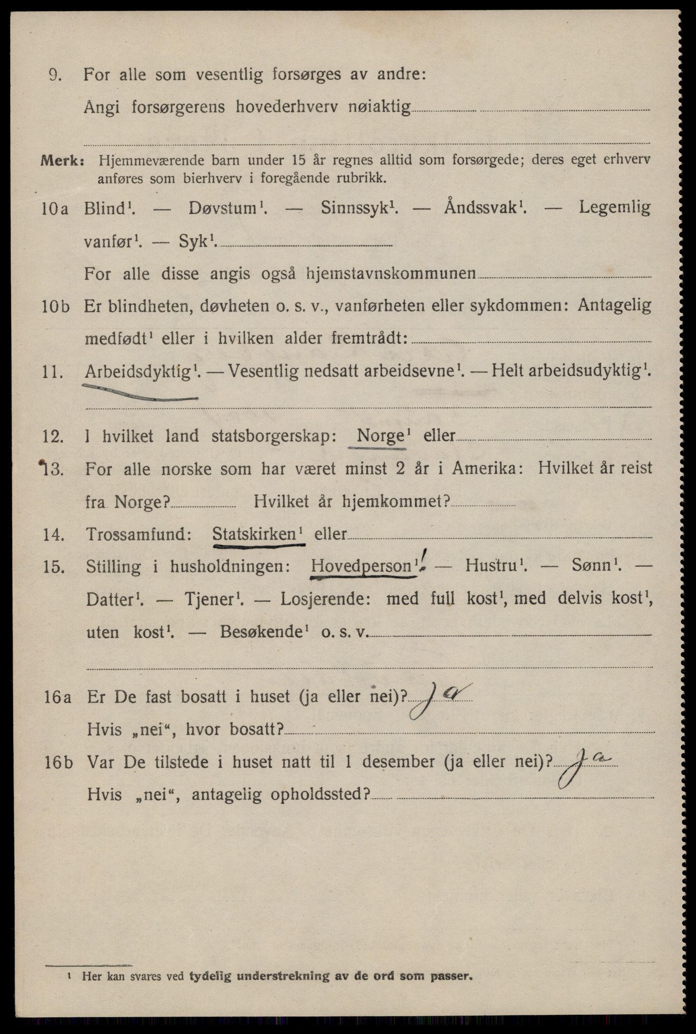 SAST, 1920 census for Stavanger, 1920, p. 112495