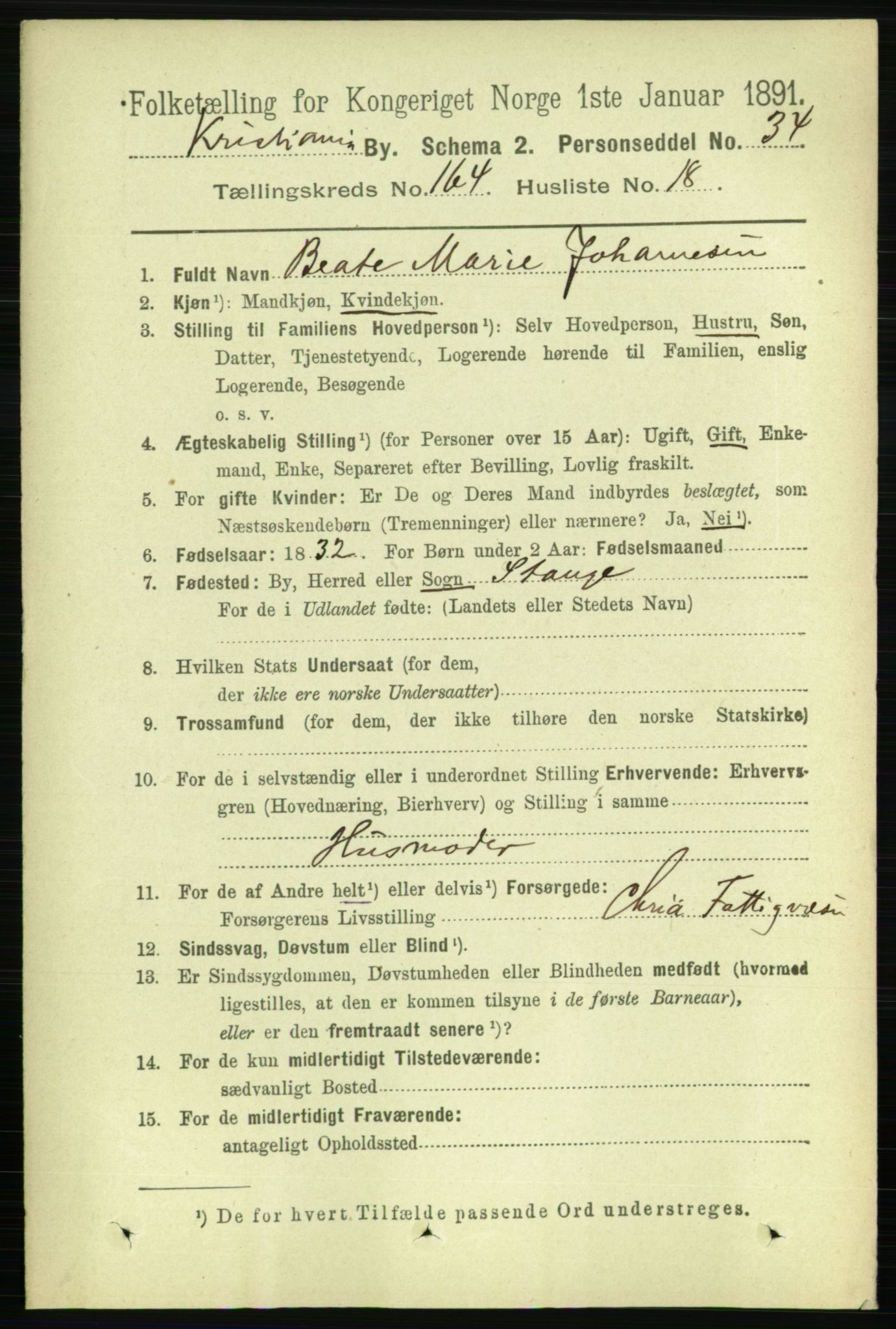 RA, 1891 census for 0301 Kristiania, 1891, p. 94801