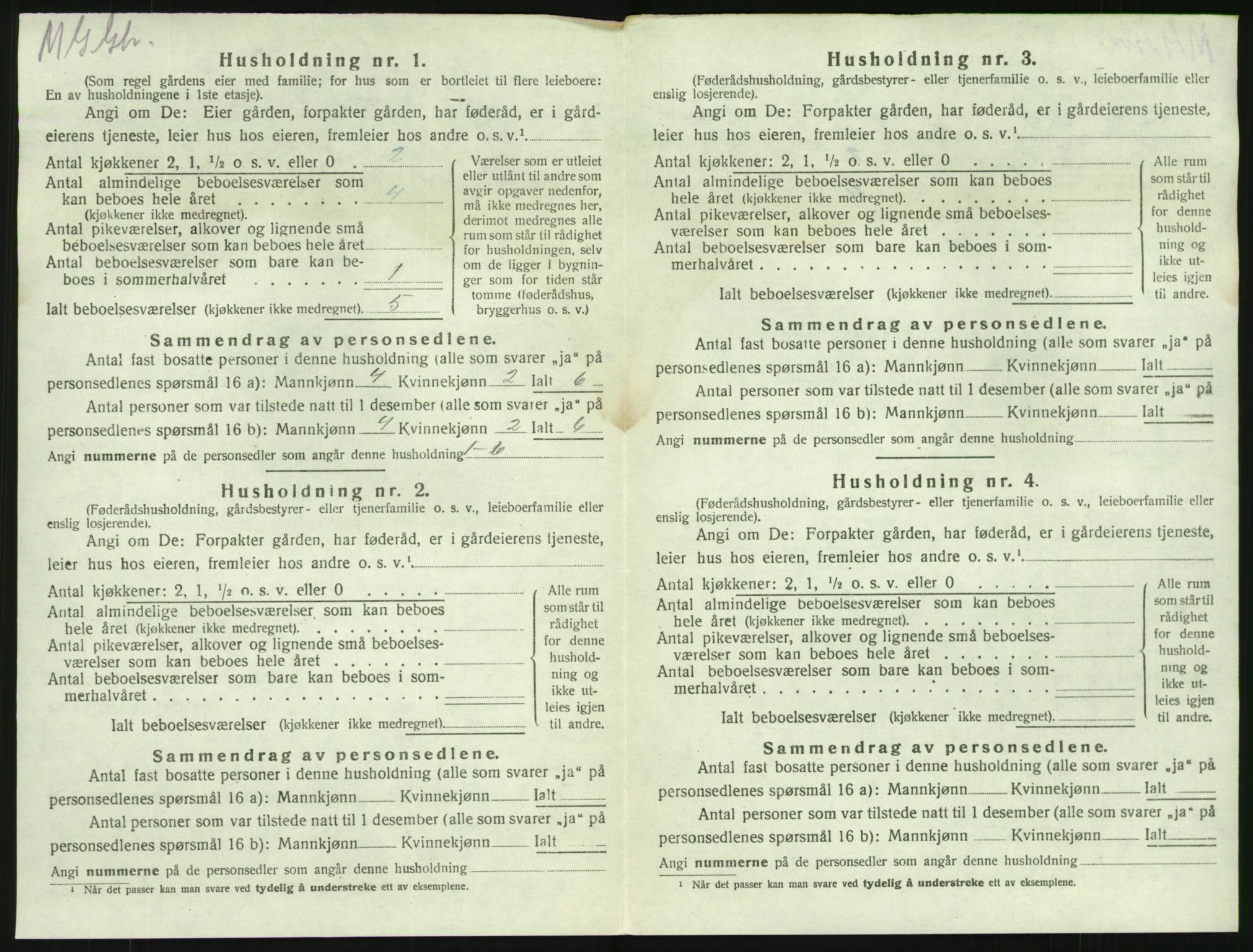 SAKO, 1920 census for Brunlanes, 1920, p. 1184