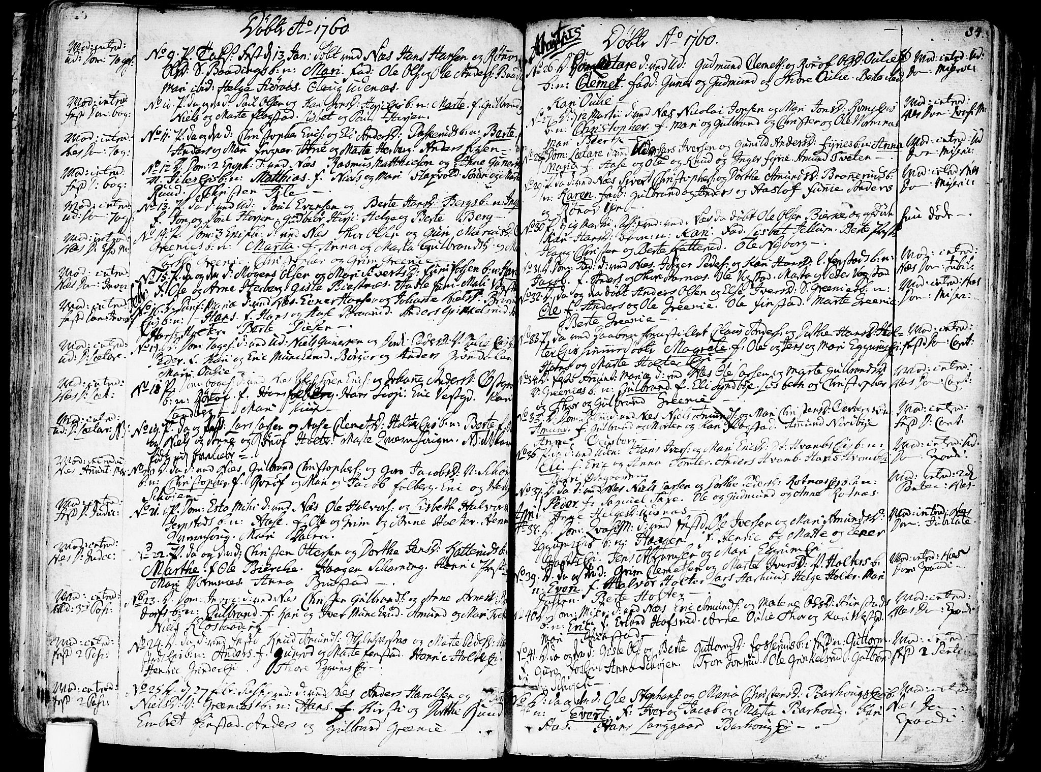 Nes prestekontor Kirkebøker, SAO/A-10410/F/Fa/L0003: Parish register (official) no. I 3, 1734-1781, p. 84