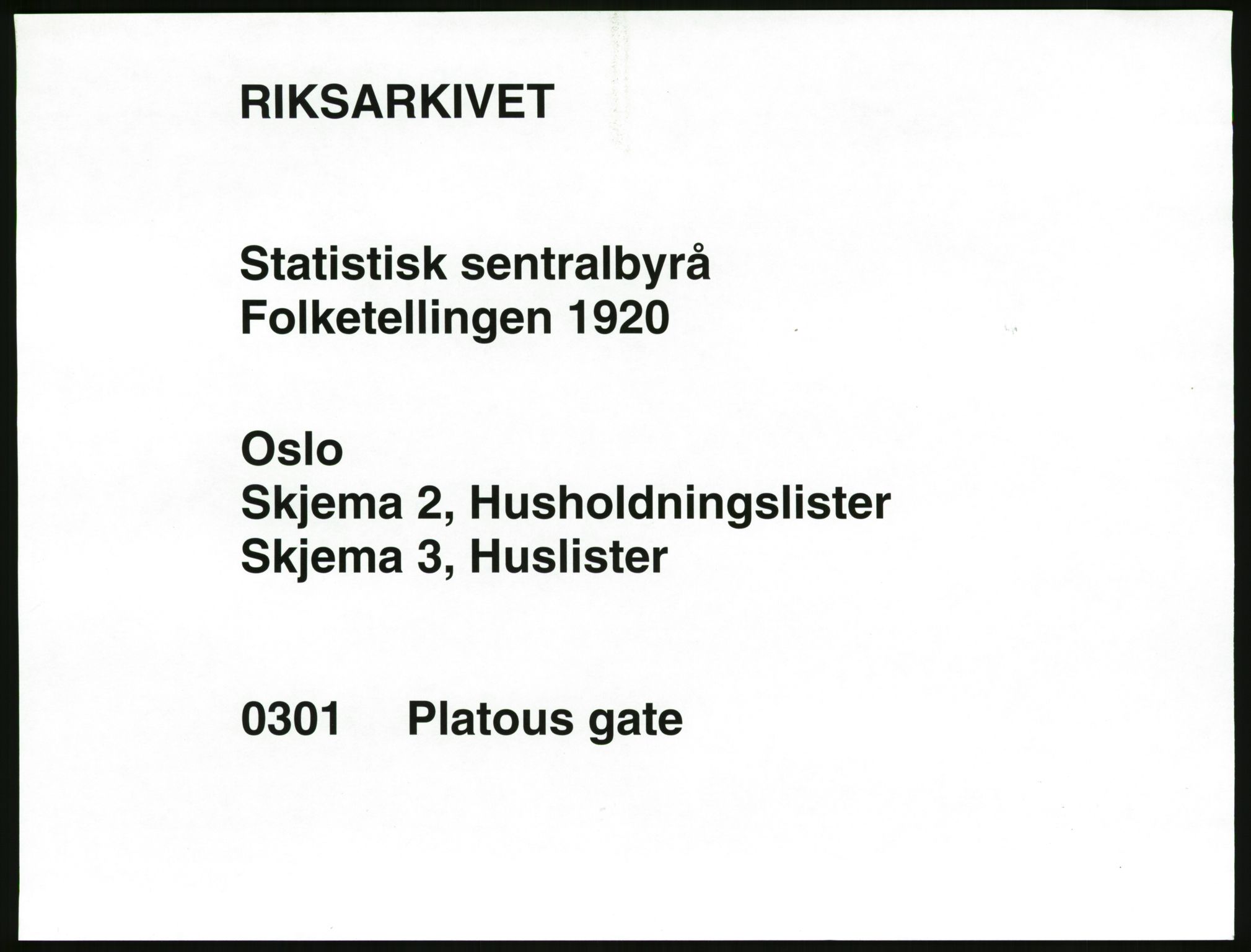 SAO, 1920 census for Kristiania, 1920, p. 81158