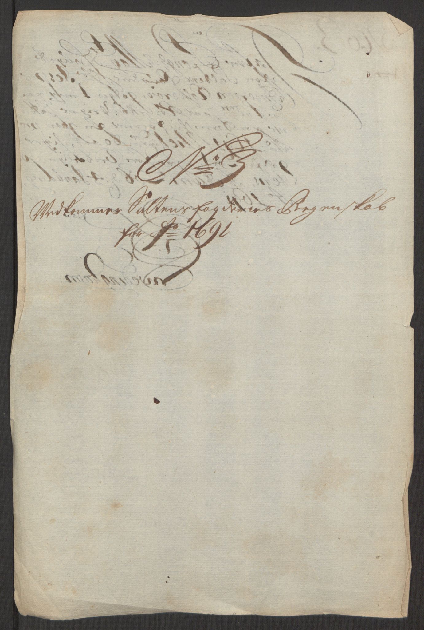 Rentekammeret inntil 1814, Reviderte regnskaper, Fogderegnskap, AV/RA-EA-4092/R66/L4577: Fogderegnskap Salten, 1691-1693, p. 116