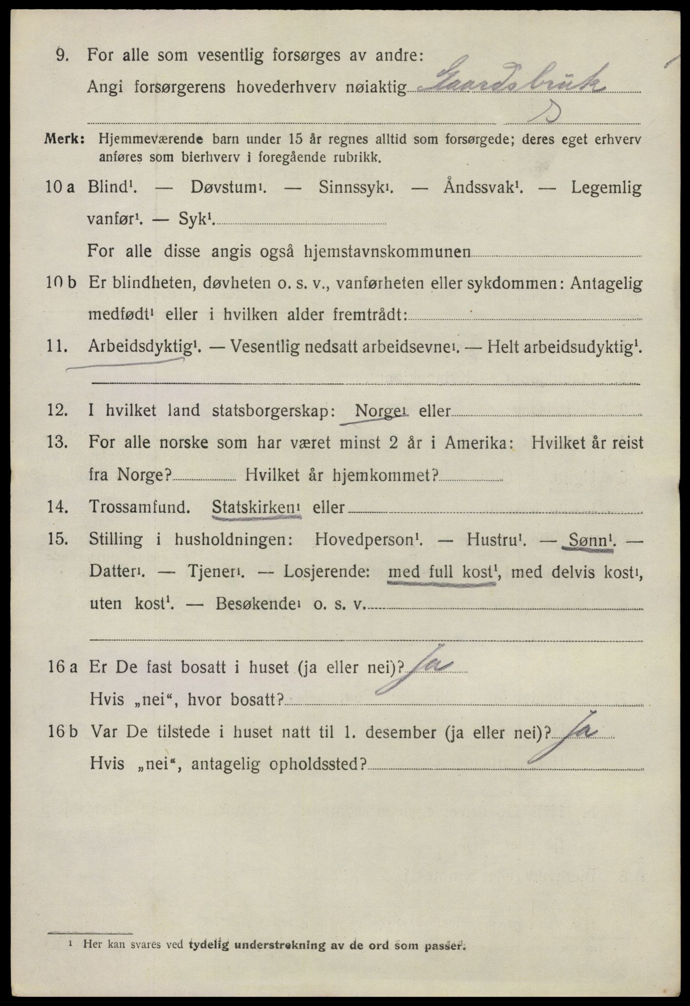 SAO, 1920 census for Glemmen, 1920, p. 23570