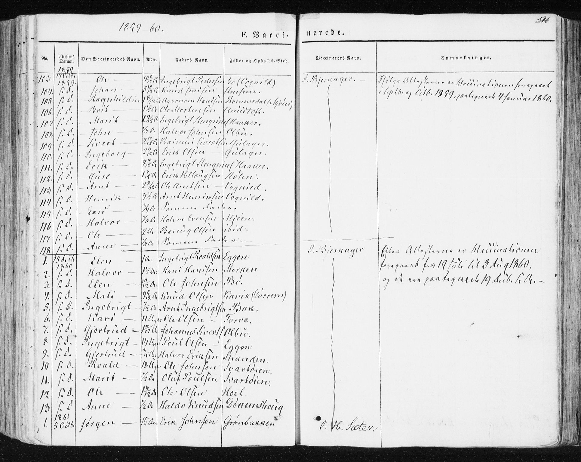 Ministerialprotokoller, klokkerbøker og fødselsregistre - Sør-Trøndelag, SAT/A-1456/678/L0899: Parish register (official) no. 678A08, 1848-1872, p. 546