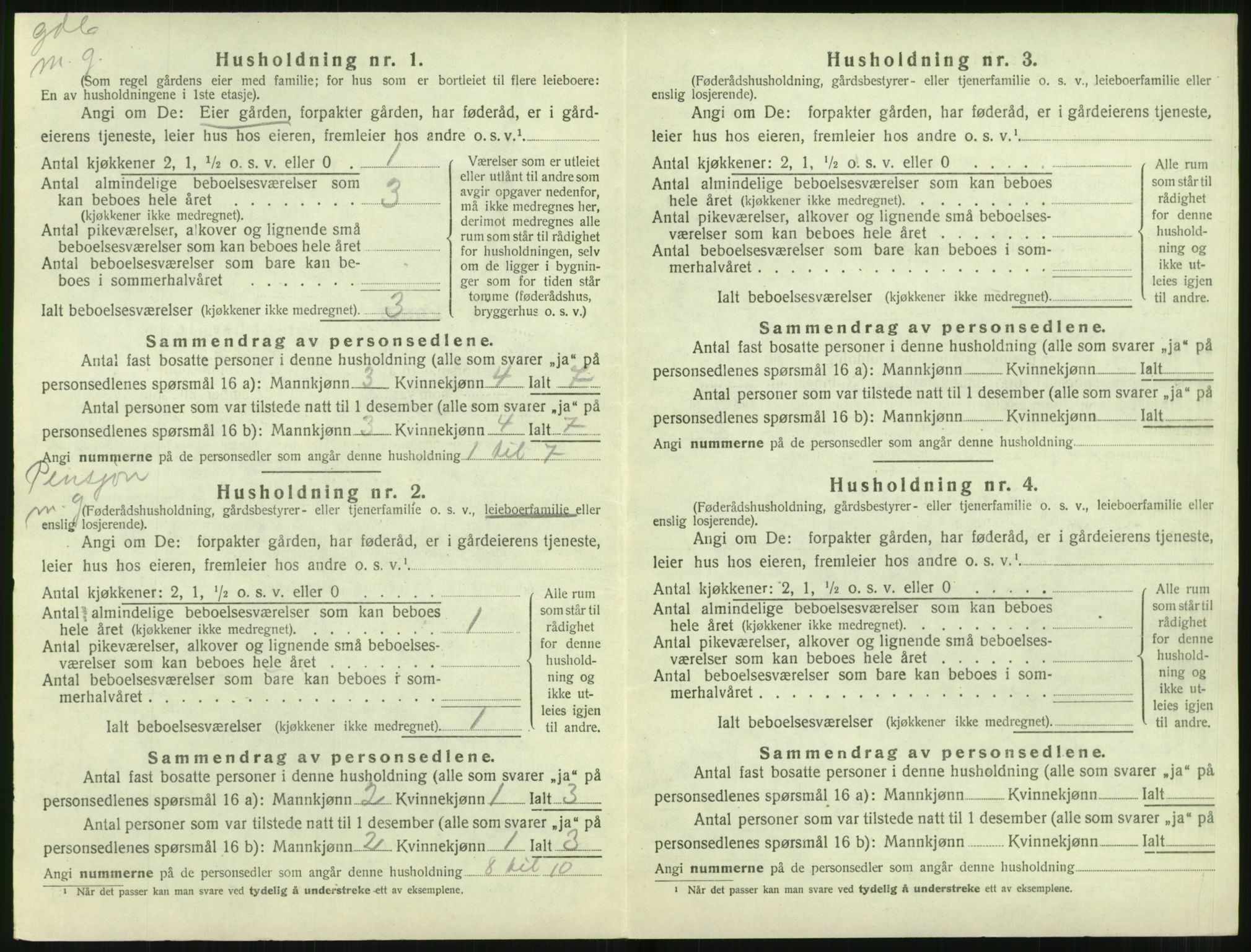 SAT, 1920 census for Ørsta, 1920, p. 795