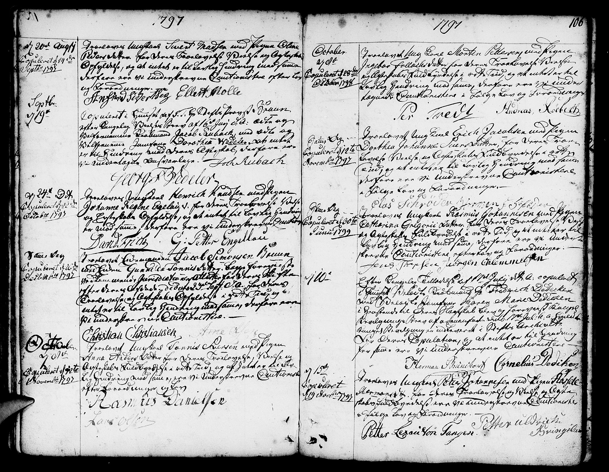 Nykirken Sokneprestembete, SAB/A-77101/H/Haa/L0008: Parish register (official) no. A 8, 1776-1814, p. 107