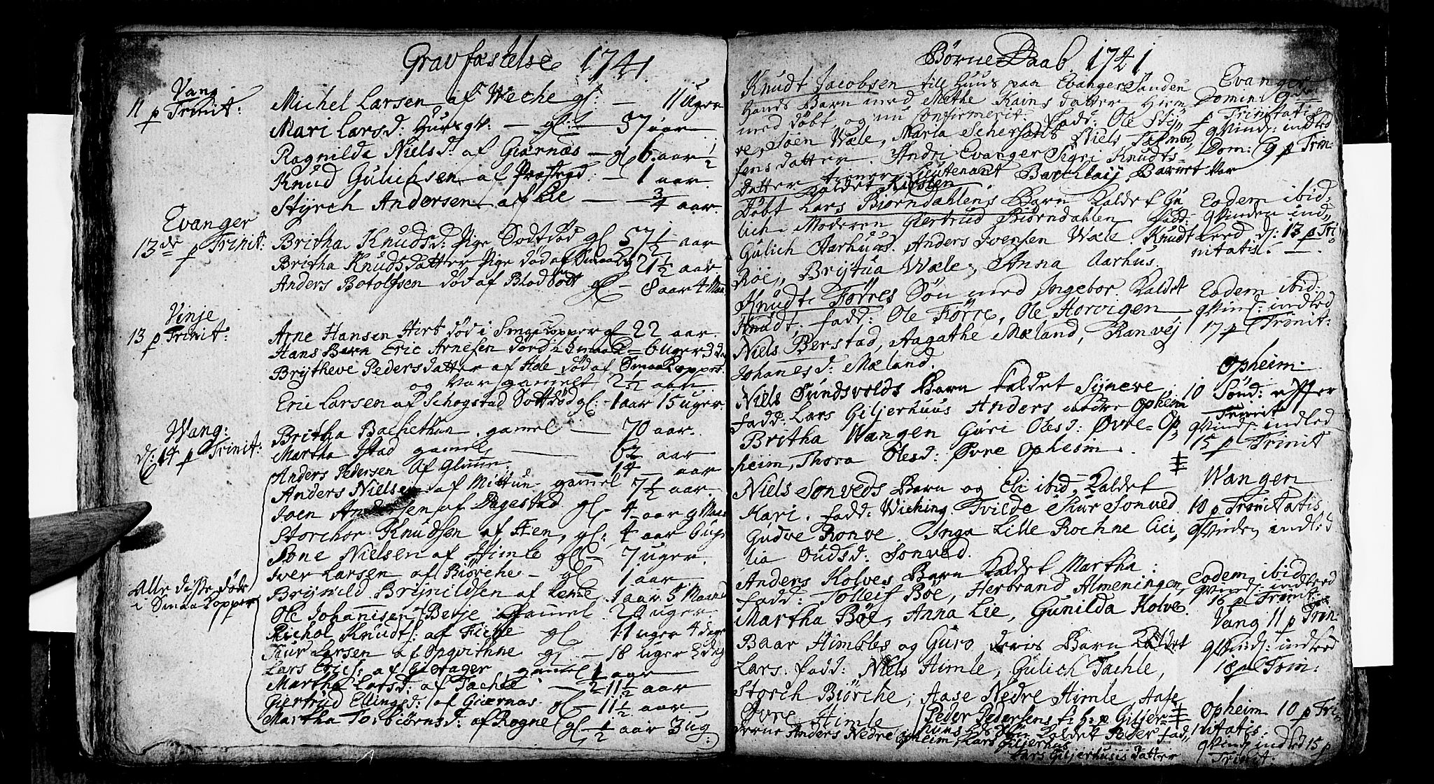 Voss sokneprestembete, AV/SAB-A-79001/H/Haa: Parish register (official) no. A 5, 1736-1743, p. 98