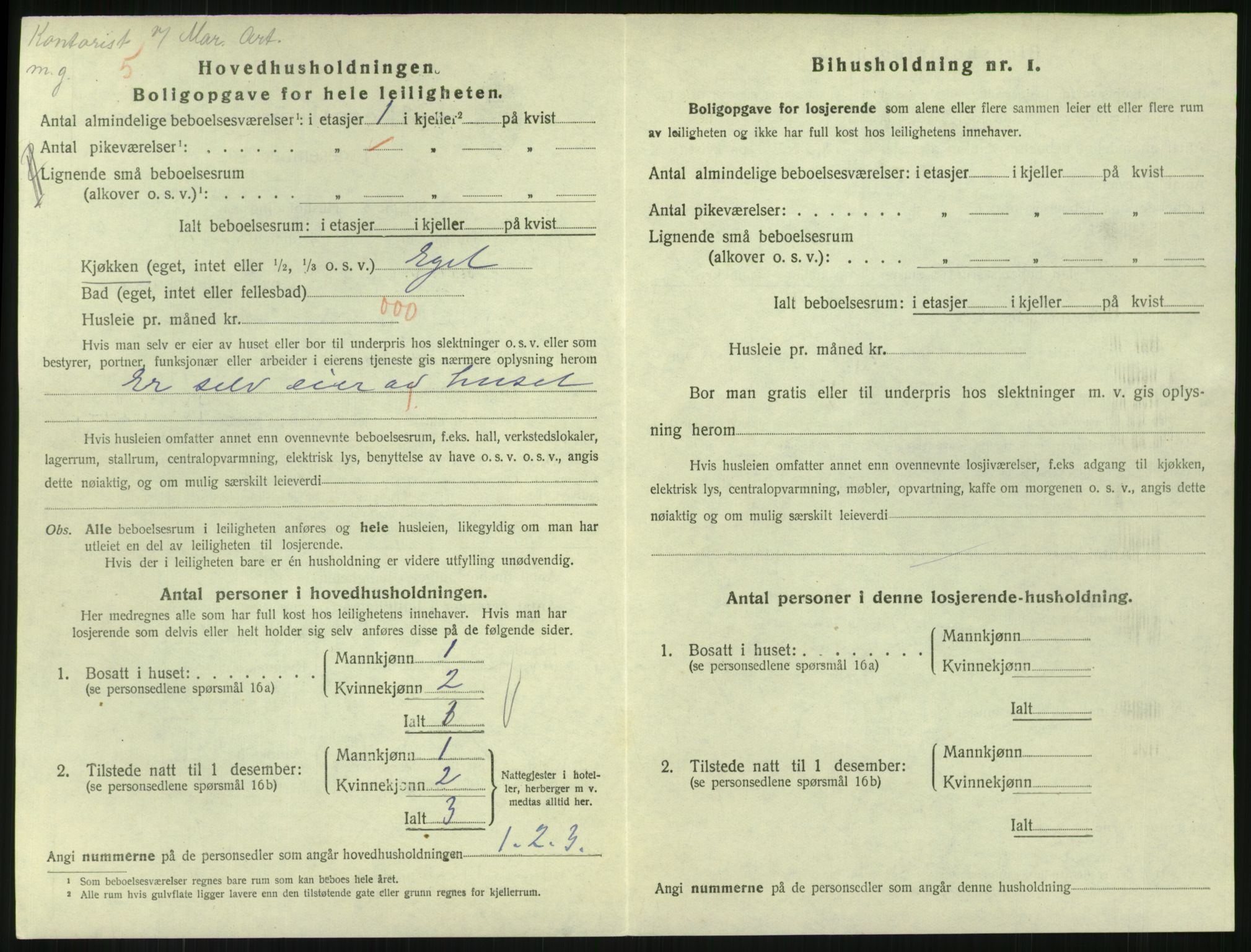 SAKO, 1920 census for Horten, 1920, p. 6068