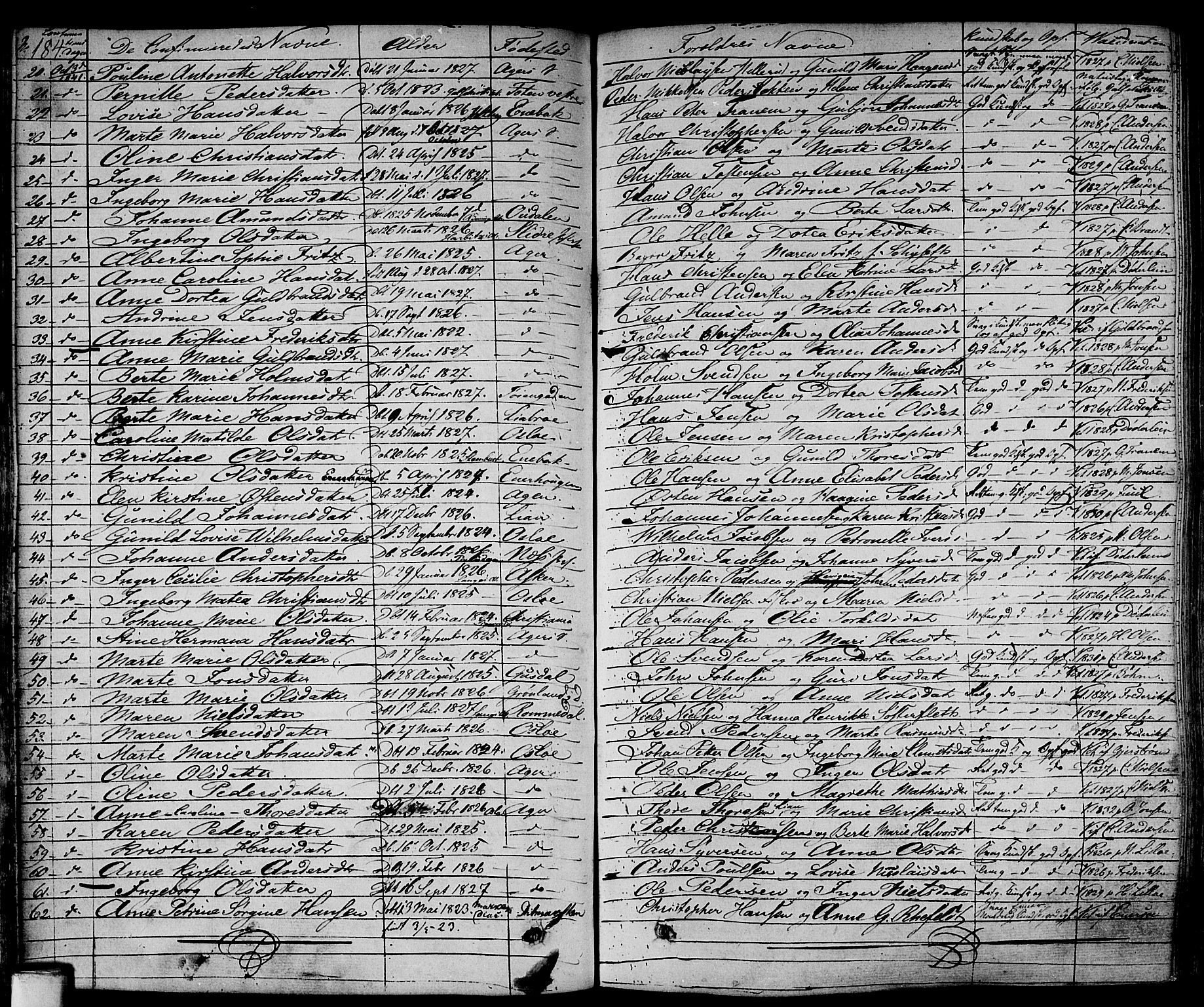 Gamlebyen prestekontor Kirkebøker, SAO/A-10884/F/Fa/L0003: Parish register (official) no. 3, 1829-1849, p. 184