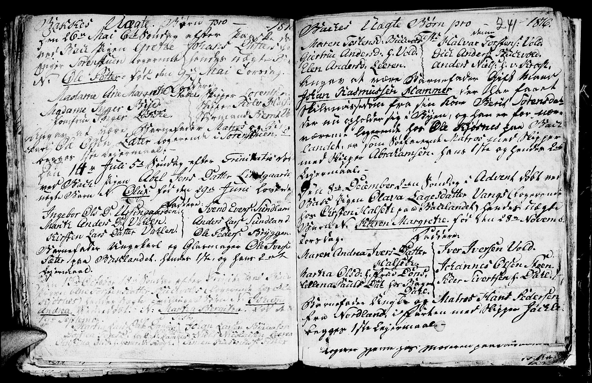 Ministerialprotokoller, klokkerbøker og fødselsregistre - Sør-Trøndelag, SAT/A-1456/604/L0218: Parish register (copy) no. 604C01, 1754-1819, p. 241