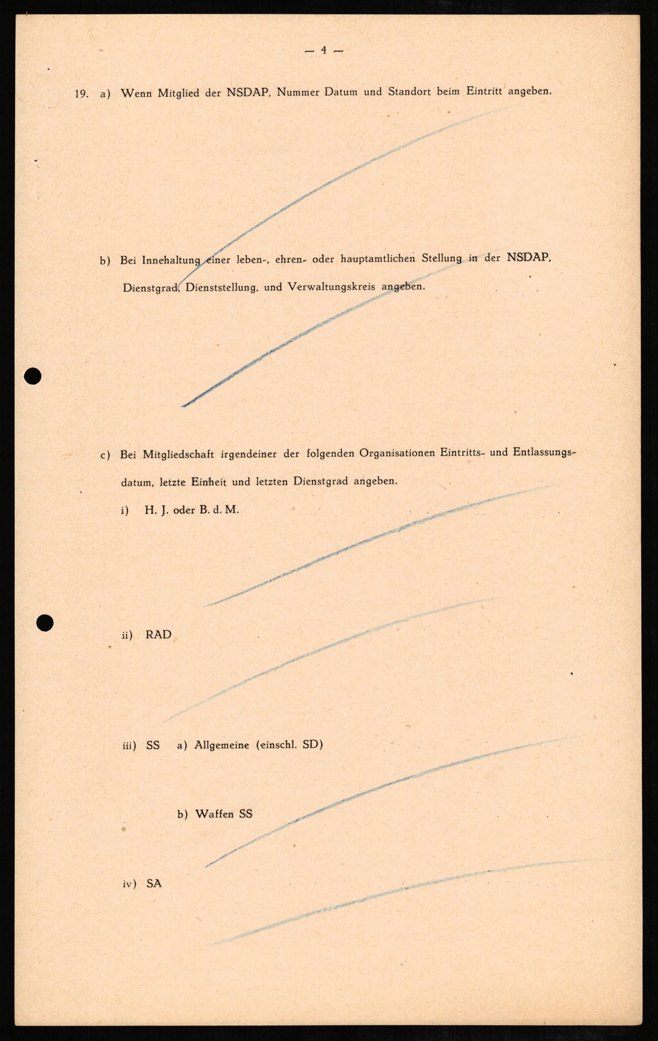 Forsvaret, Forsvarets overkommando II, AV/RA-RAFA-3915/D/Db/L0008: CI Questionaires. Tyske okkupasjonsstyrker i Norge. Tyskere., 1945-1946, p. 5