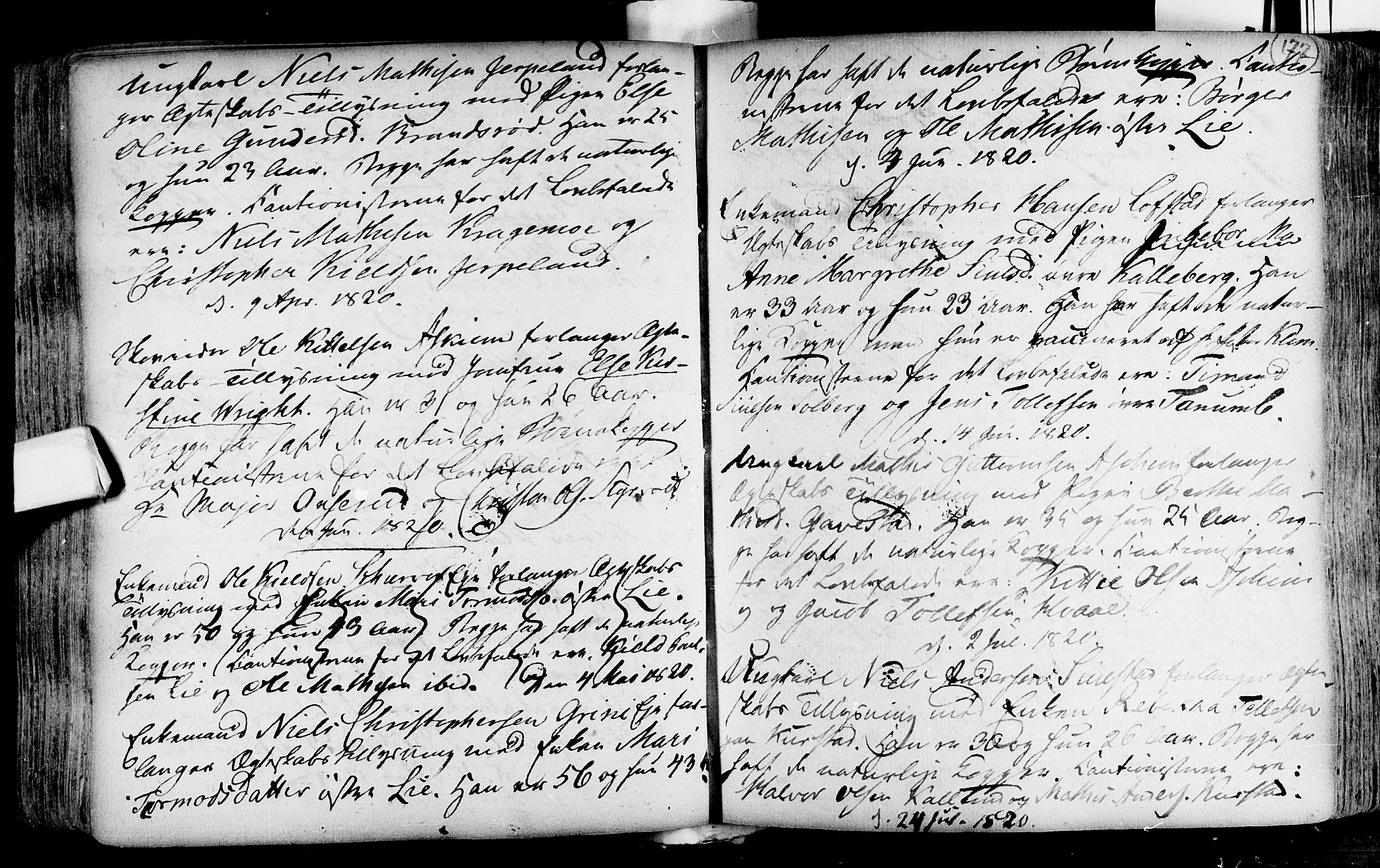 Lardal kirkebøker, AV/SAKO-A-350/F/Fa/L0004: Parish register (official) no. i 4, 1733-1815, p. 177