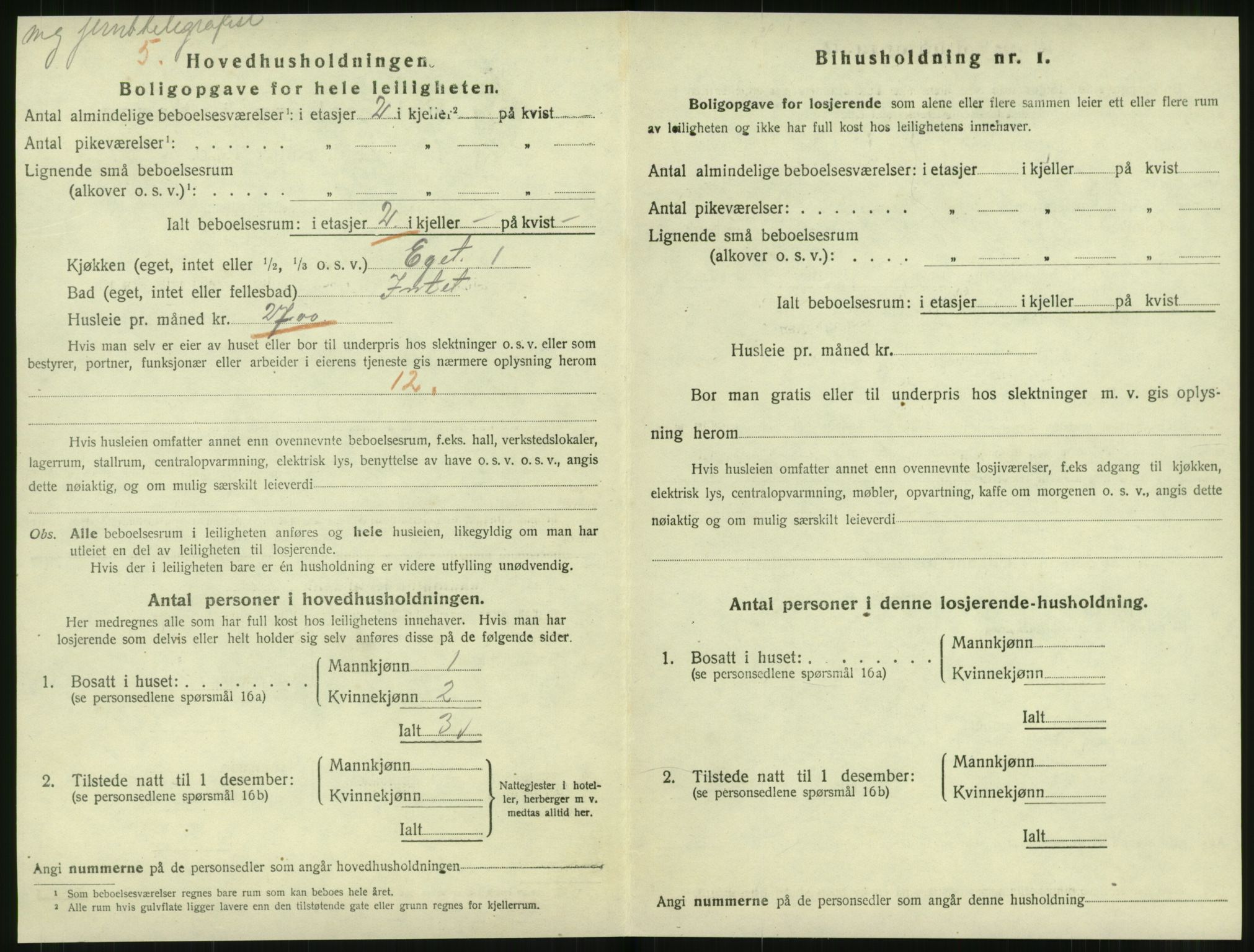 SAT, 1920 census for Levanger town, 1920, p. 659