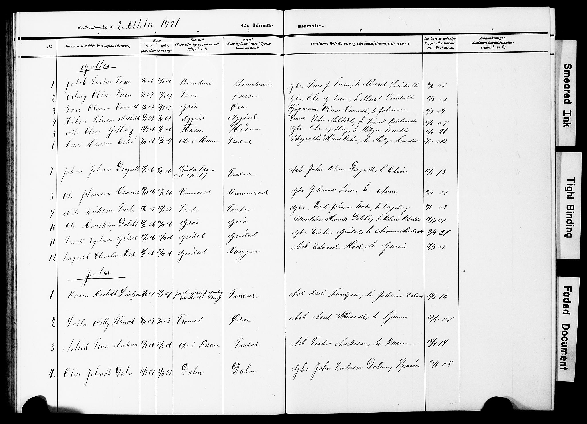 Ministerialprotokoller, klokkerbøker og fødselsregistre - Møre og Romsdal, AV/SAT-A-1454/590/L1017: Parish register (copy) no. 590C02, 1869-1931