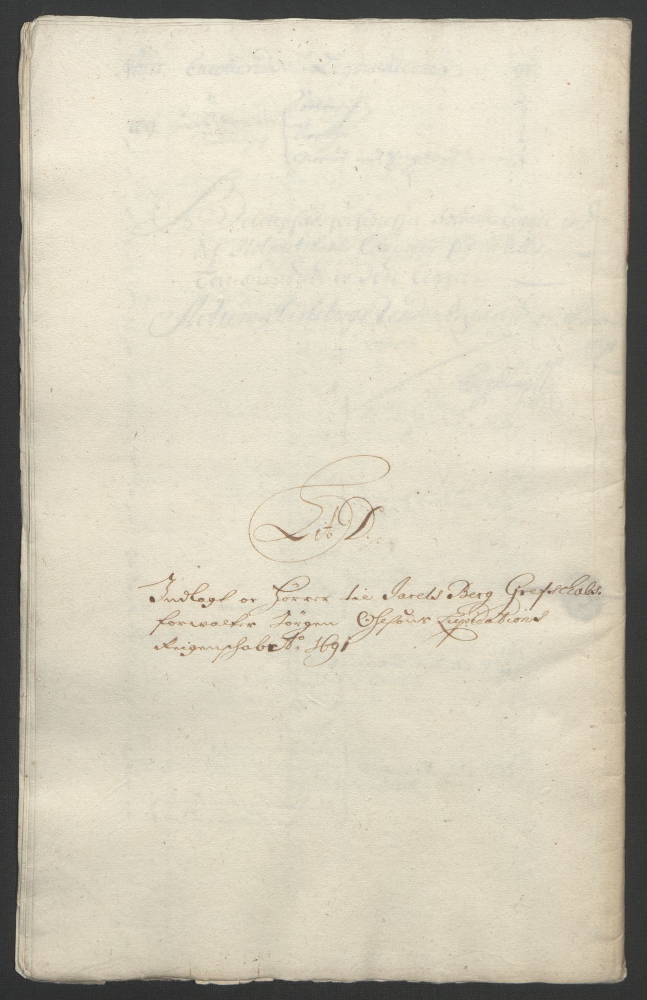 Rentekammeret inntil 1814, Reviderte regnskaper, Fogderegnskap, RA/EA-4092/R32/L1864: Fogderegnskap Jarlsberg grevskap, 1691, p. 108