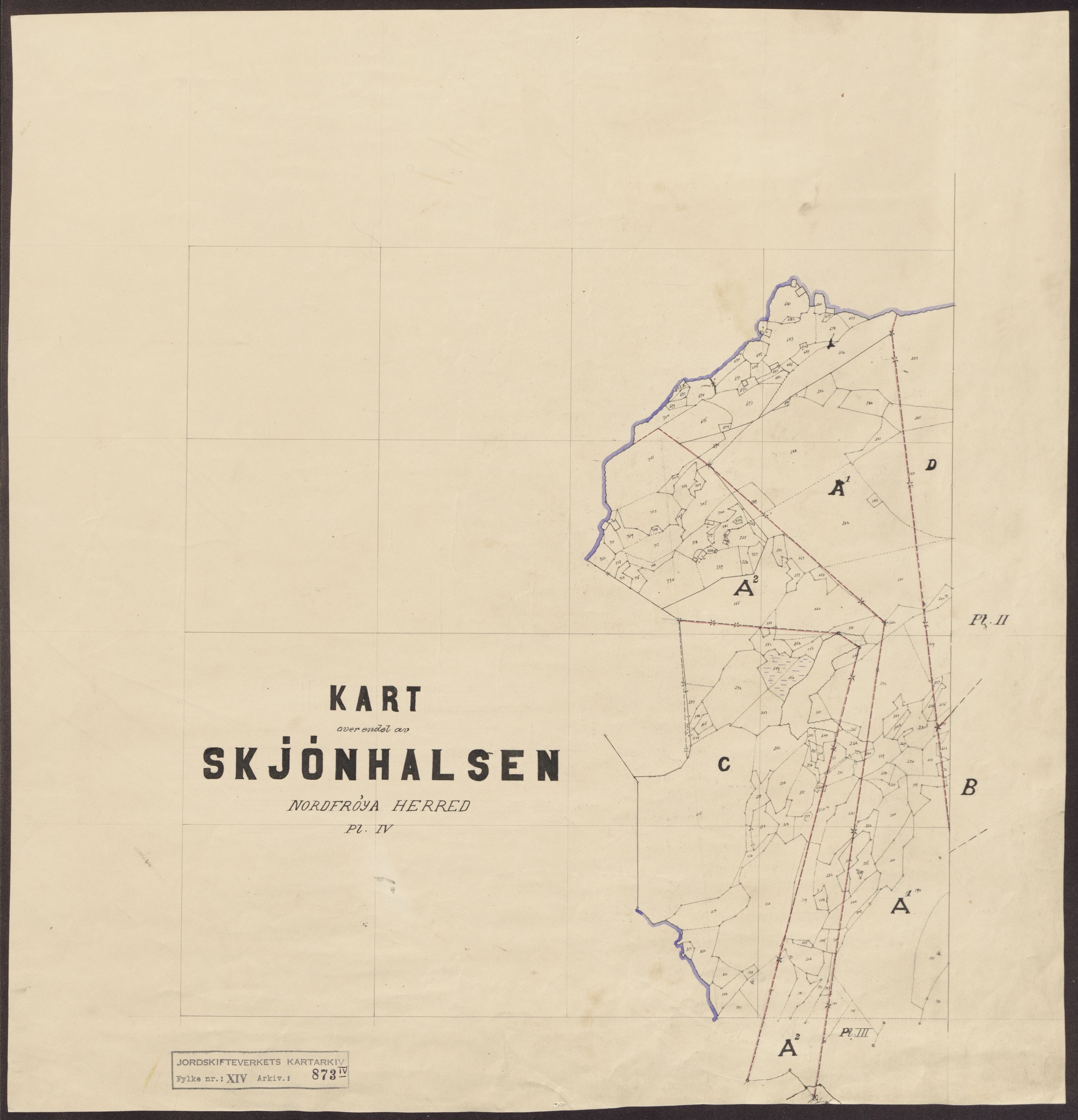 Jordskifteverkets kartarkiv, RA/S-3929/T, 1859-1988, p. 1375
