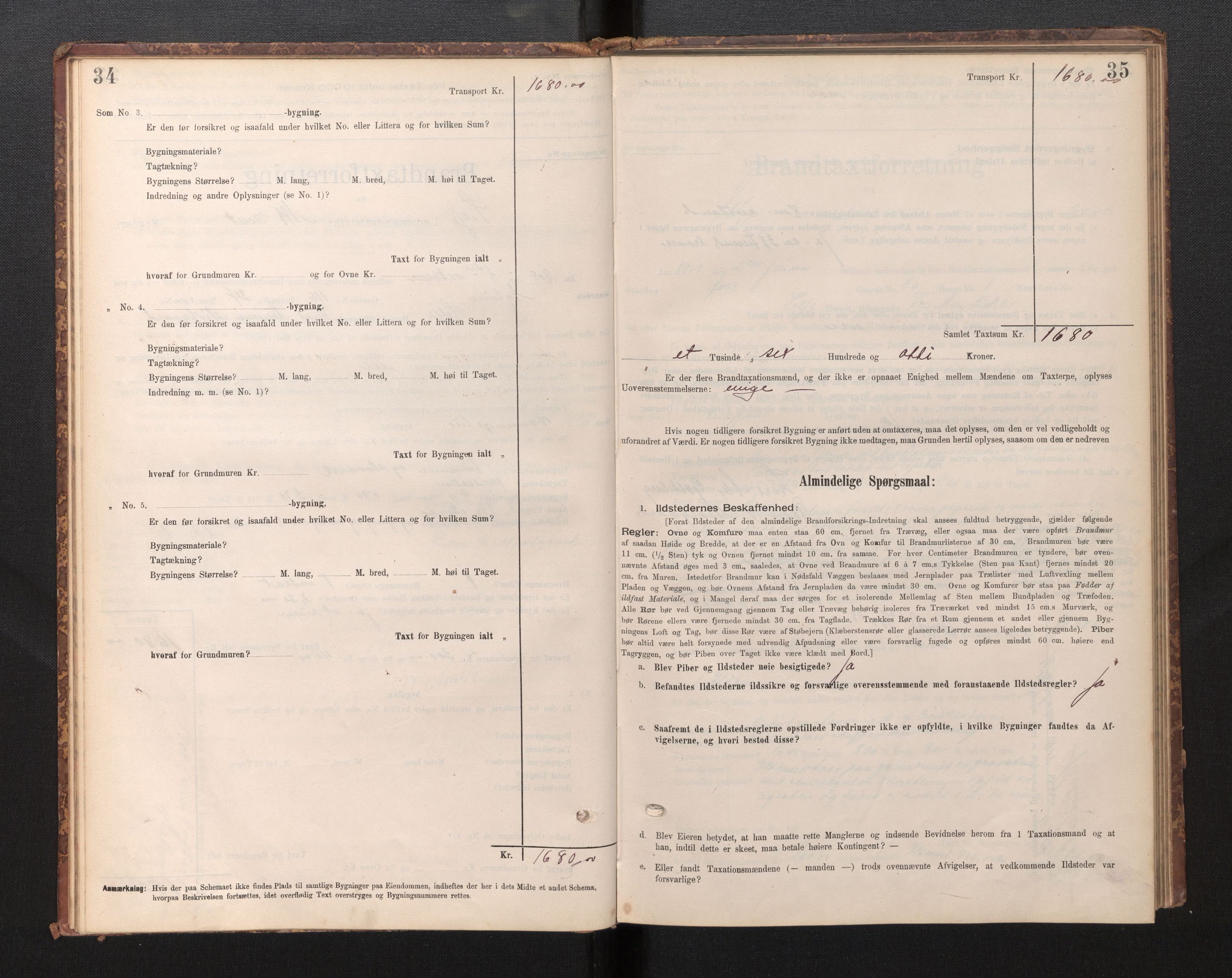 Lensmannen i Selje, AV/SAB-A-29701/0012/L0003: Branntakstprotokoll, skjematakst, 1895-1929, p. 34-35