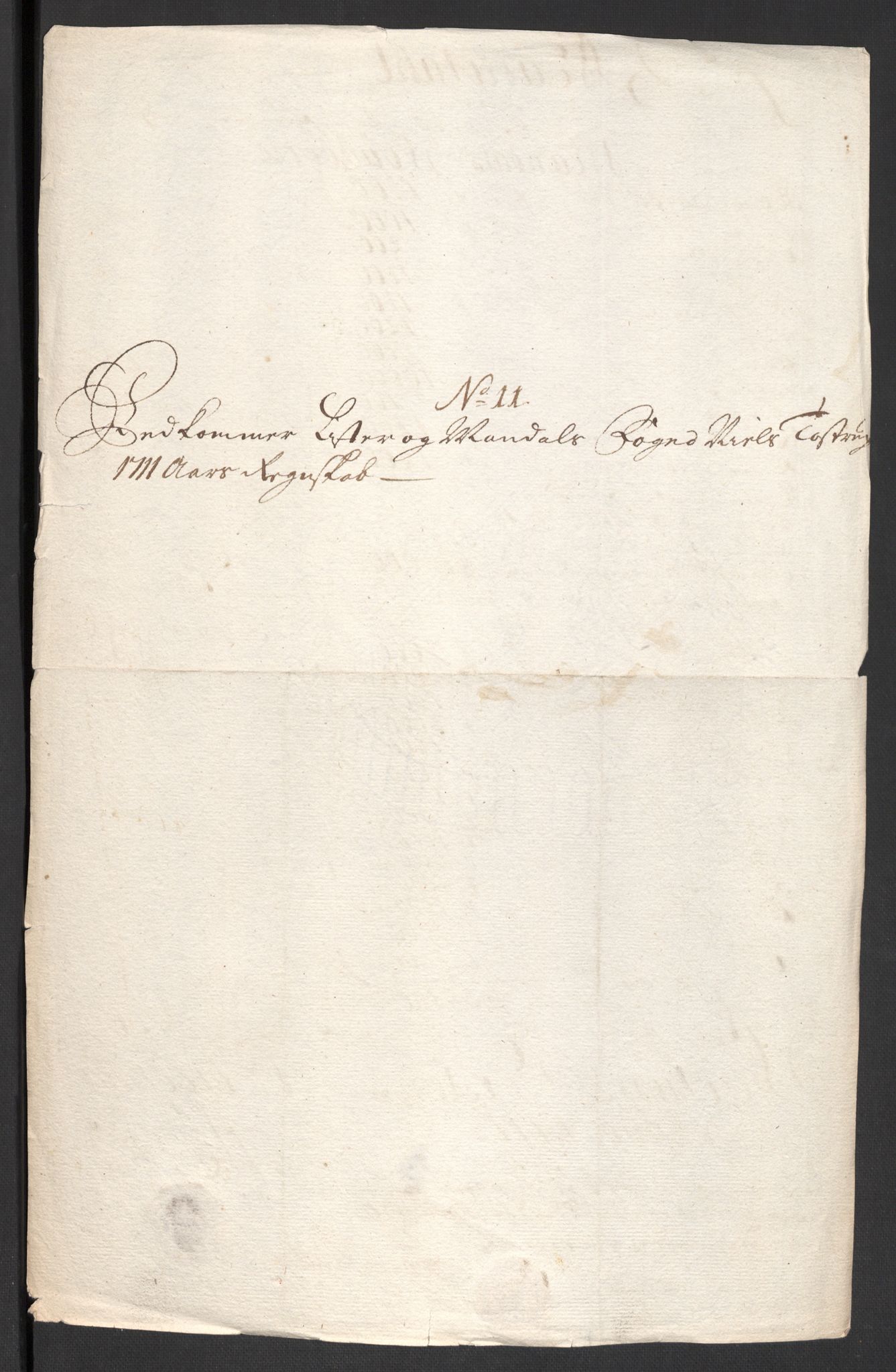 Rentekammeret inntil 1814, Reviderte regnskaper, Fogderegnskap, AV/RA-EA-4092/R43/L2554: Fogderegnskap Lista og Mandal, 1711, p. 99