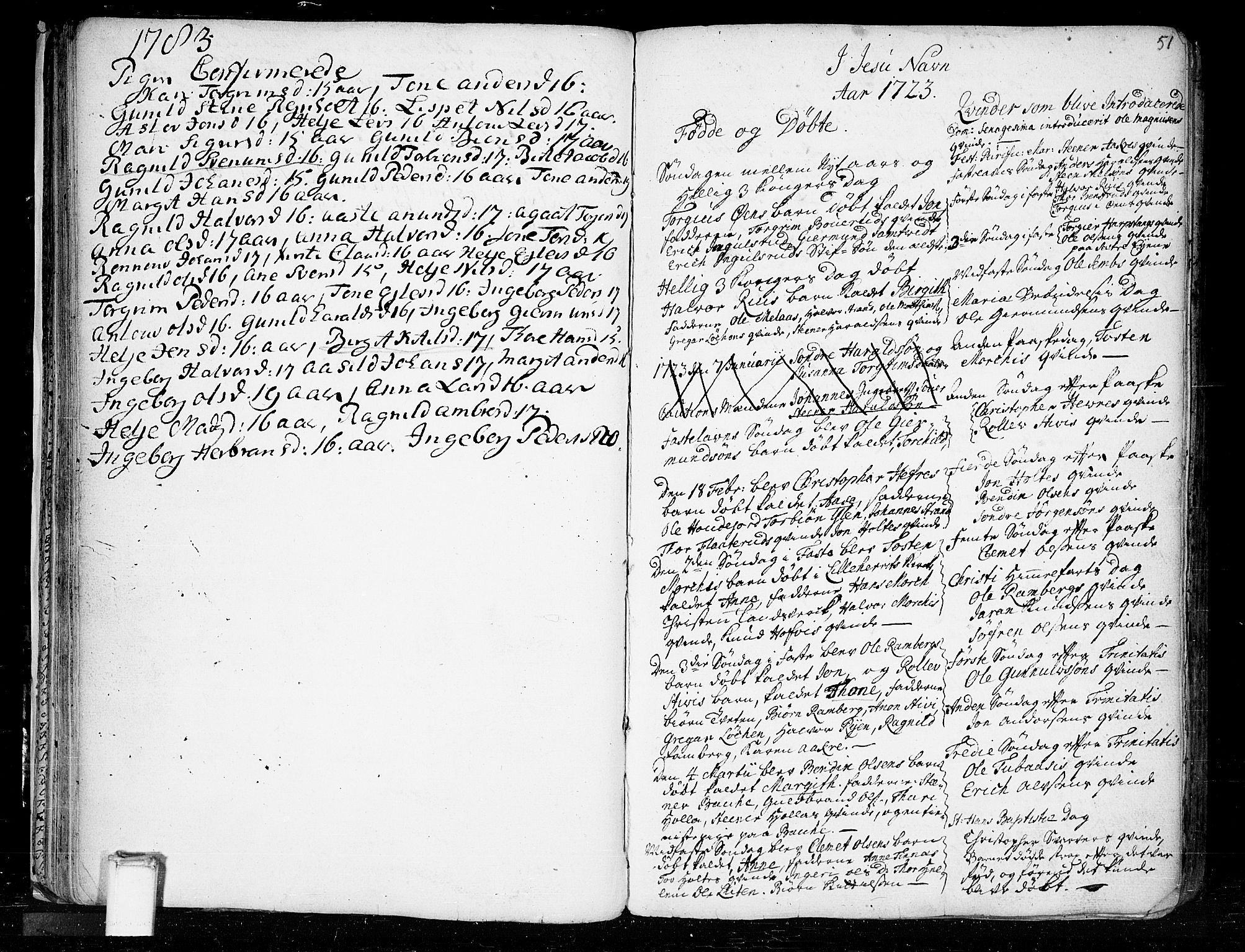 Heddal kirkebøker, SAKO/A-268/F/Fa/L0003: Parish register (official) no. I 3, 1723-1783, p. 51