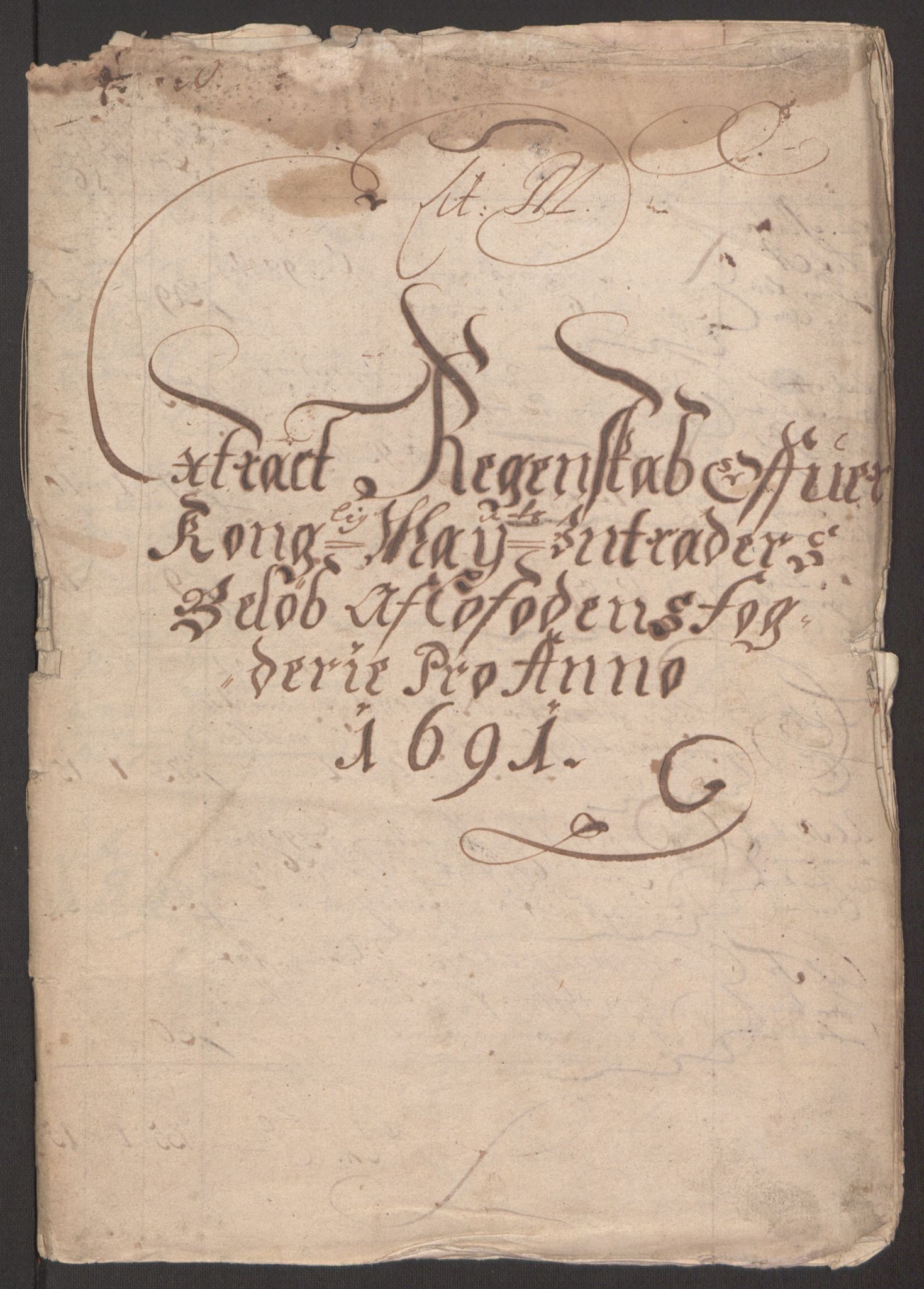 Rentekammeret inntil 1814, Reviderte regnskaper, Fogderegnskap, RA/EA-4092/R67/L4675: Fogderegnskap Vesterålen, Andenes og Lofoten, 1691-1693, p. 4