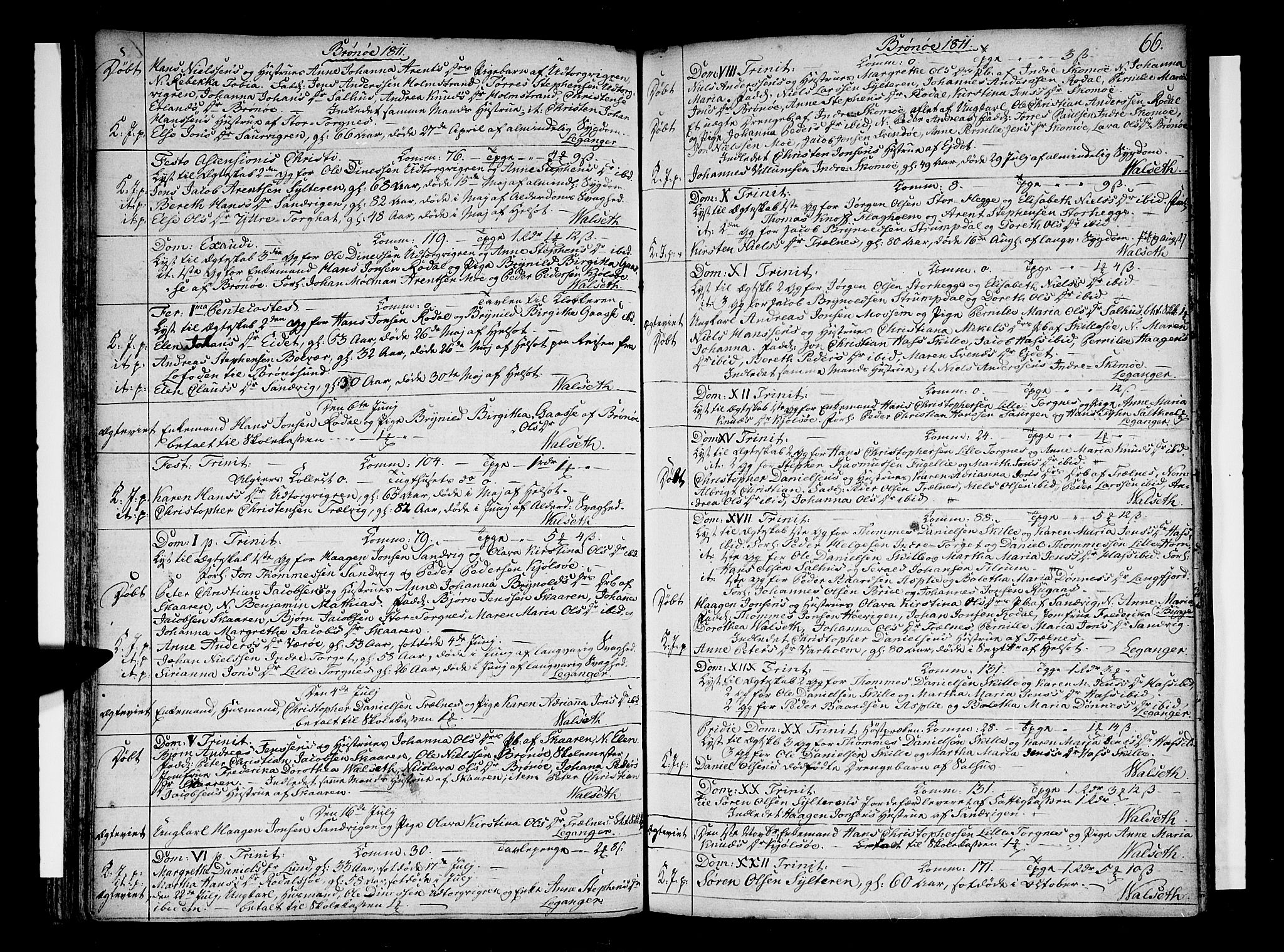 Ministerialprotokoller, klokkerbøker og fødselsregistre - Nordland, SAT/A-1459/813/L0196: Parish register (official) no. 813A06, 1804-1819, p. 66