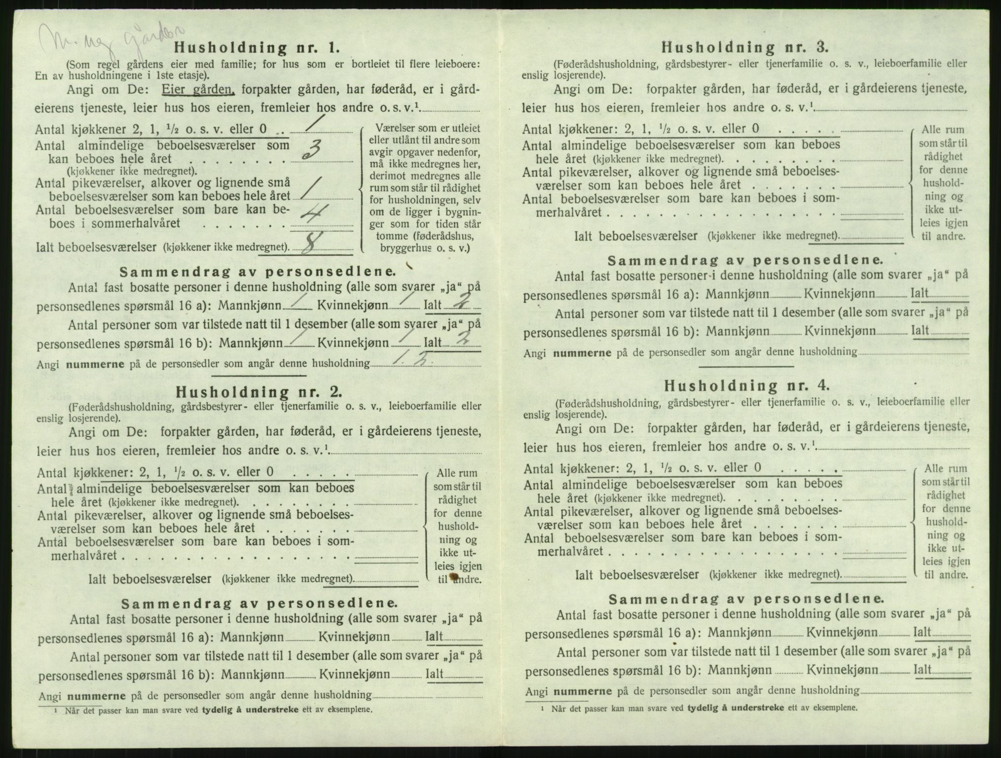 SAT, 1920 census for Eid, 1920, p. 216