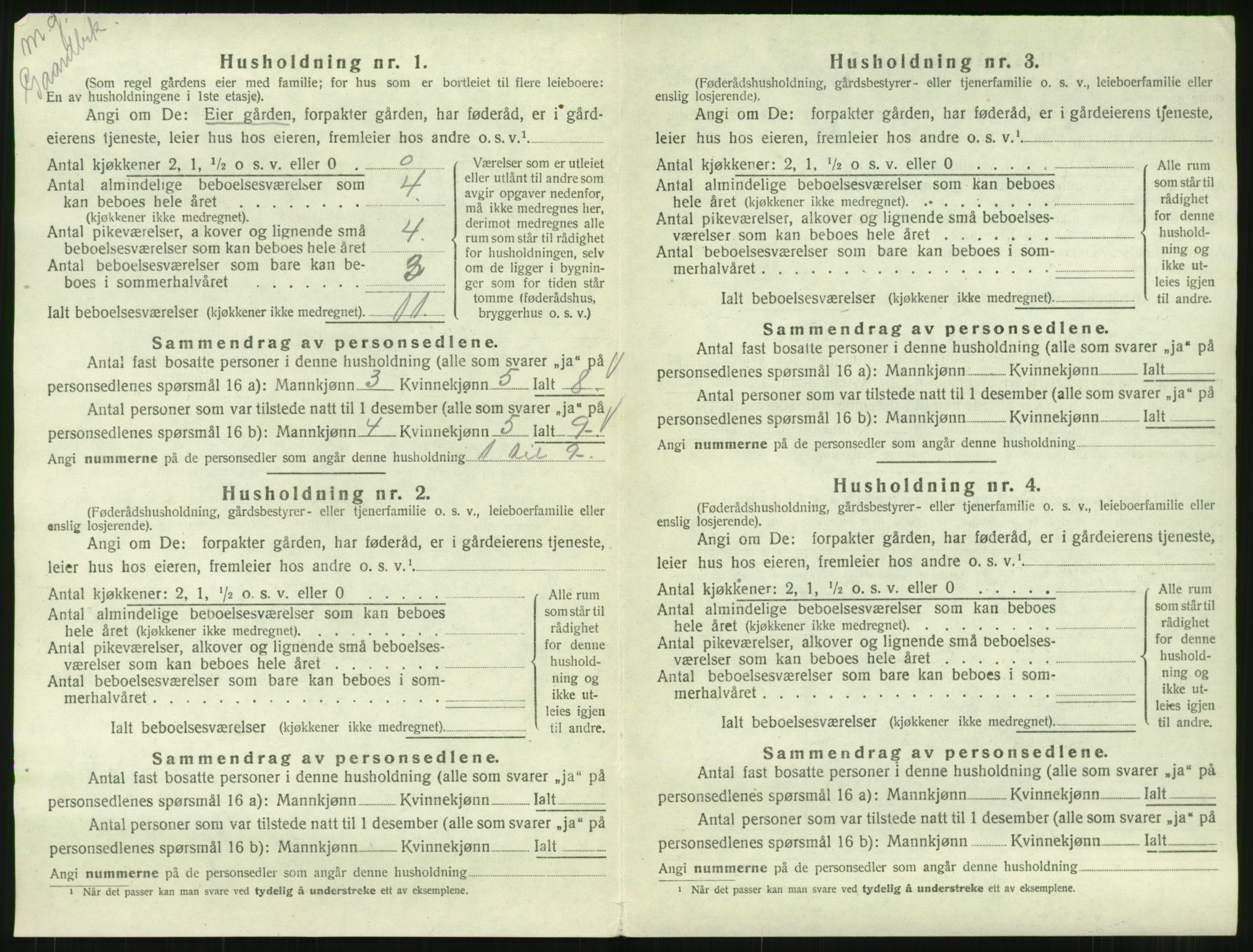 SAT, 1920 census for Sunndal, 1920, p. 741