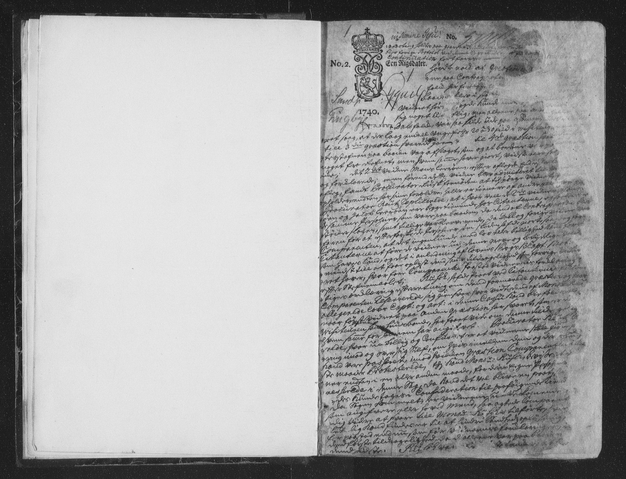 Sunnhordland sorenskrivar, SAB/A-2401/1/F/Faa/L0035: Tingbøker, 1741-1746, p. 0b-1a