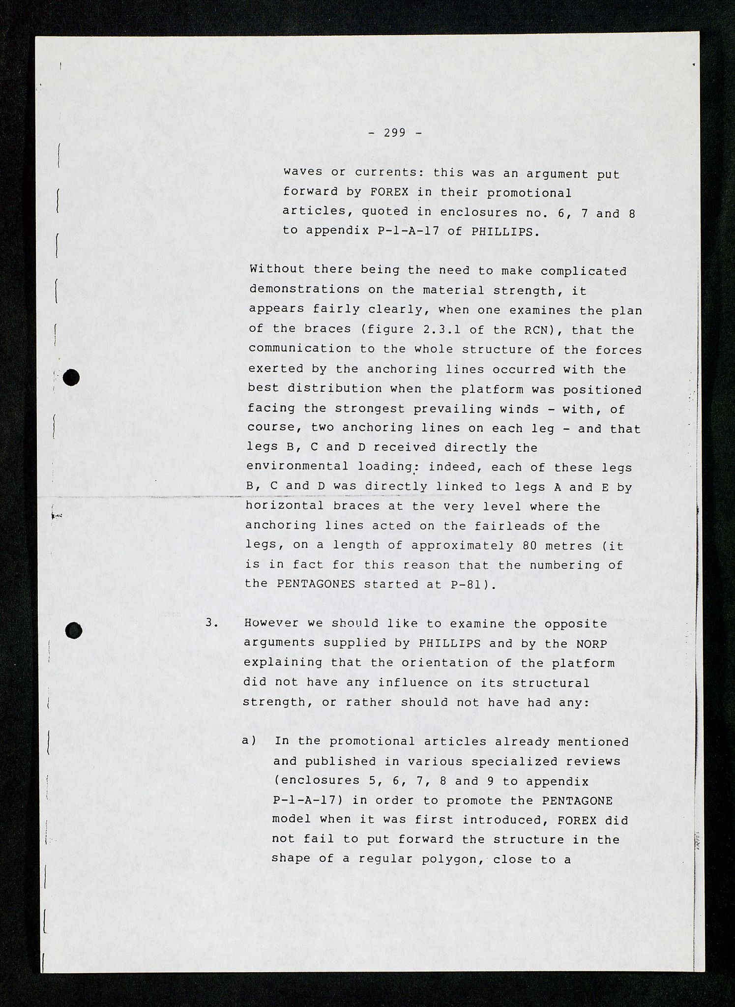 Pa 1503 - Stavanger Drilling AS, AV/SAST-A-101906/Da/L0007: Alexander L. Kielland - Rettssak i Paris, 1982-1988, p. 299