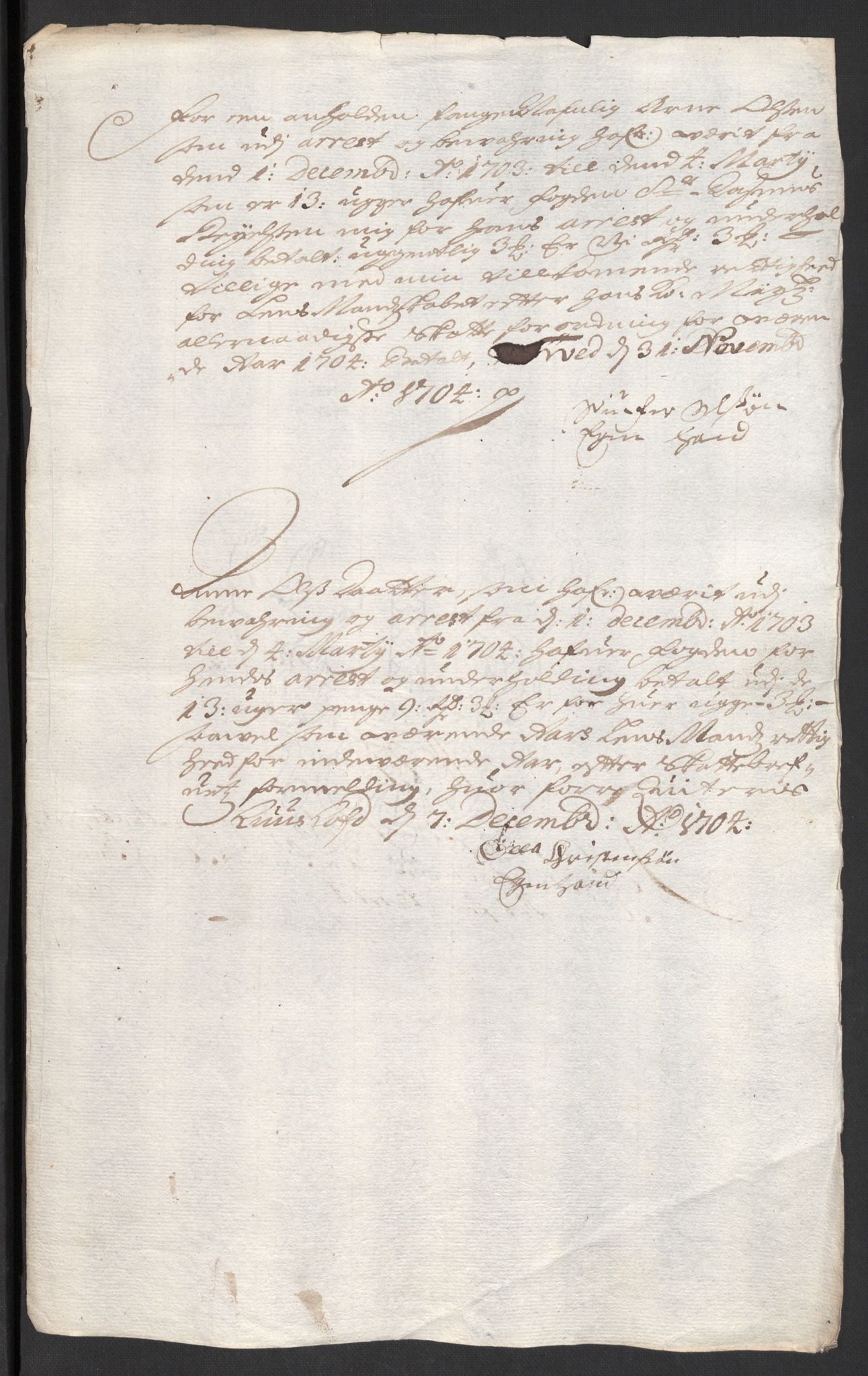 Rentekammeret inntil 1814, Reviderte regnskaper, Fogderegnskap, RA/EA-4092/R40/L2447: Fogderegnskap Råbyggelag, 1703-1705, p. 305