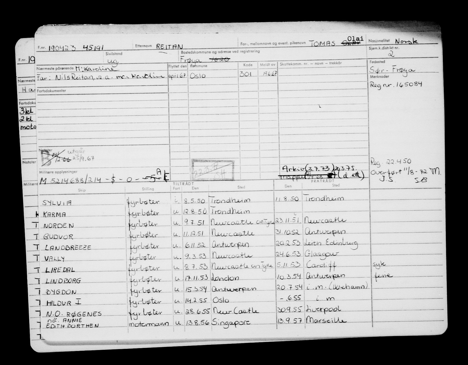 Direktoratet for sjømenn, AV/RA-S-3545/G/Gb/L0218: Hovedkort, 1923, p. 149