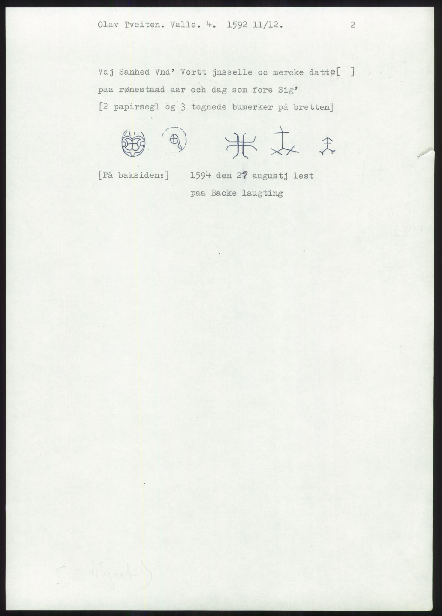 Samlinger til kildeutgivelse, Diplomavskriftsamlingen, AV/RA-EA-4053/H/Ha, p. 9