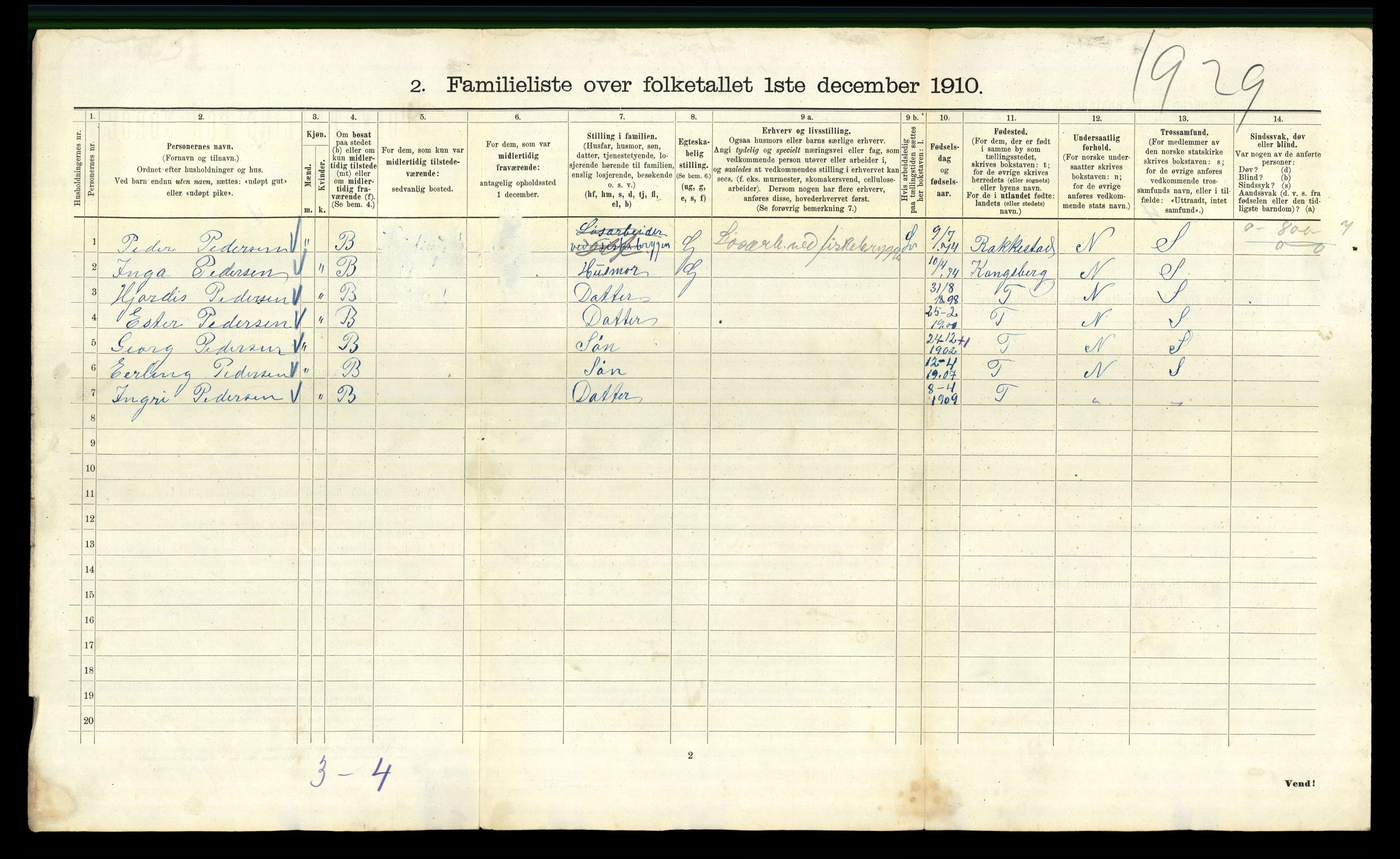 RA, 1910 census for Kristiania, 1910, p. 13240