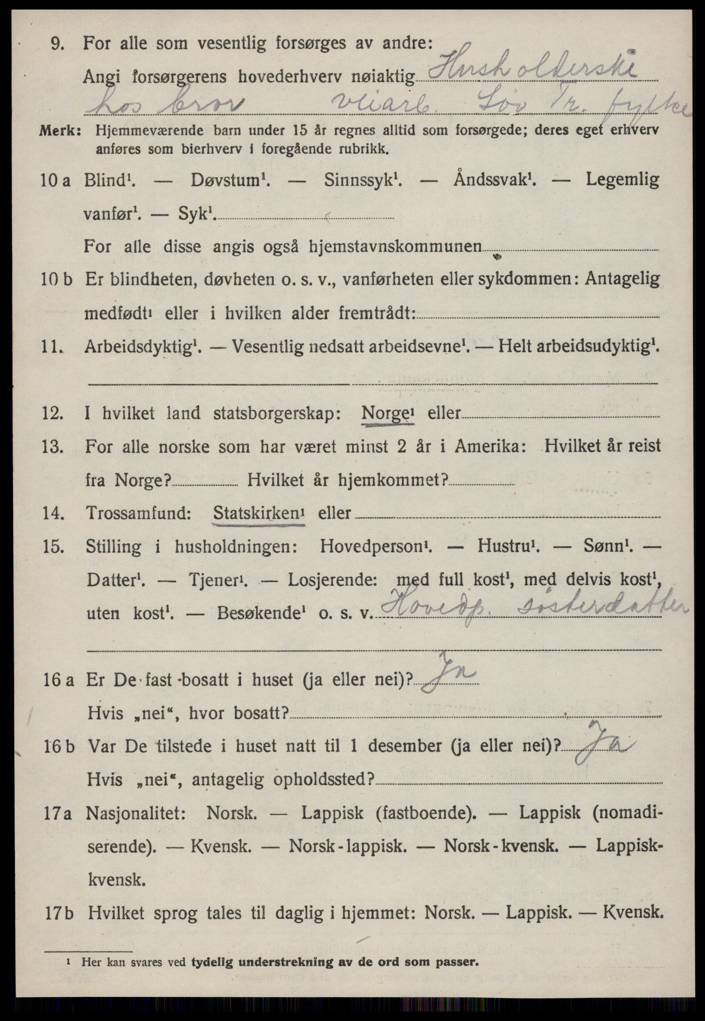 SAT, 1920 census for Støren, 1920, p. 3465