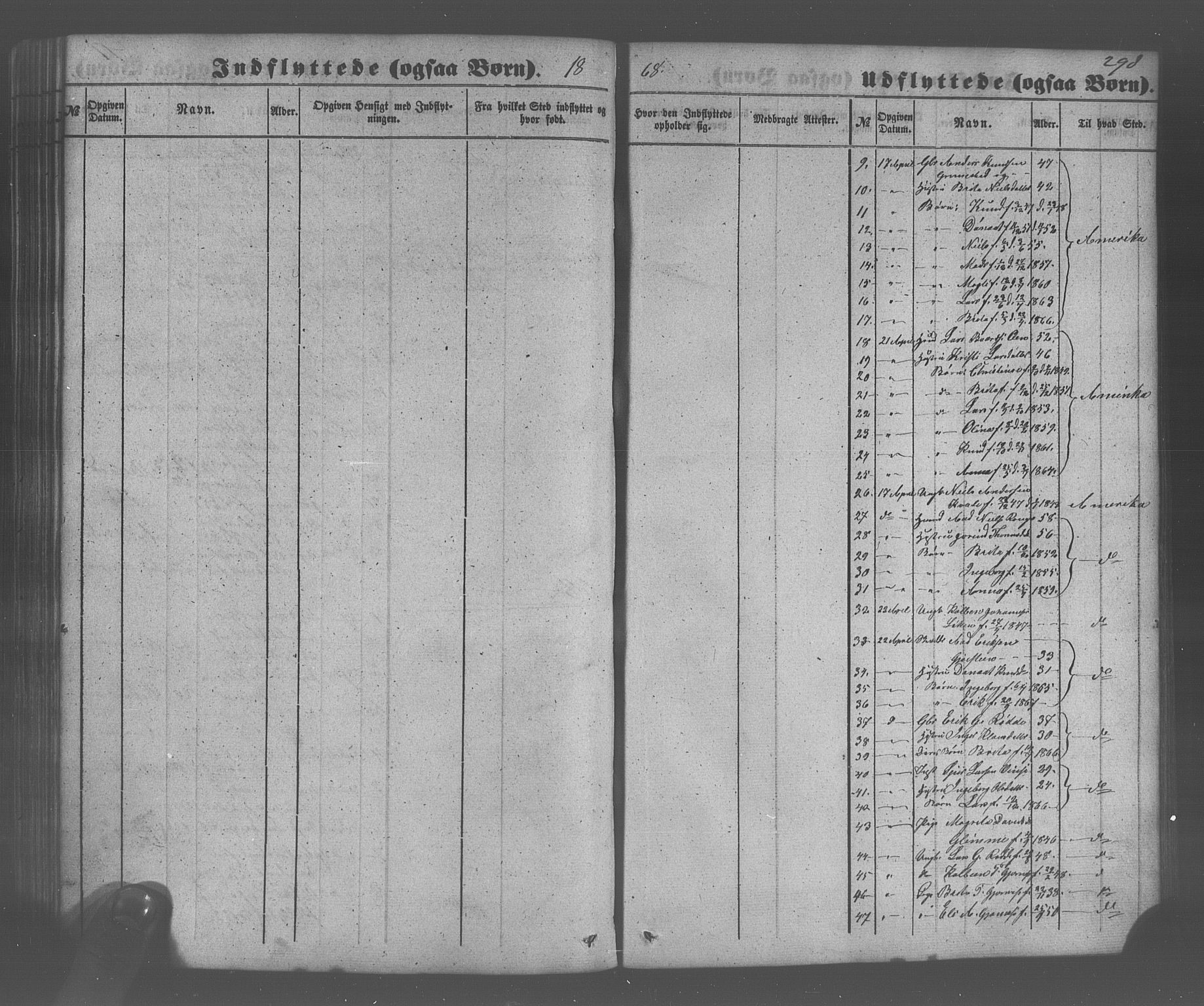 Voss sokneprestembete, SAB/A-79001/H/Haa: Parish register (official) no. A 20, 1855-1886, p. 298